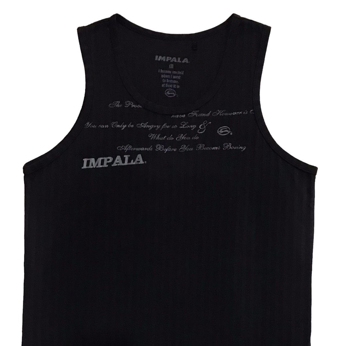 Japanese Brand Japanese Brand Impala Poem Tank Top Size US M / EU 48-50 / 2 - 2 Thumbnail