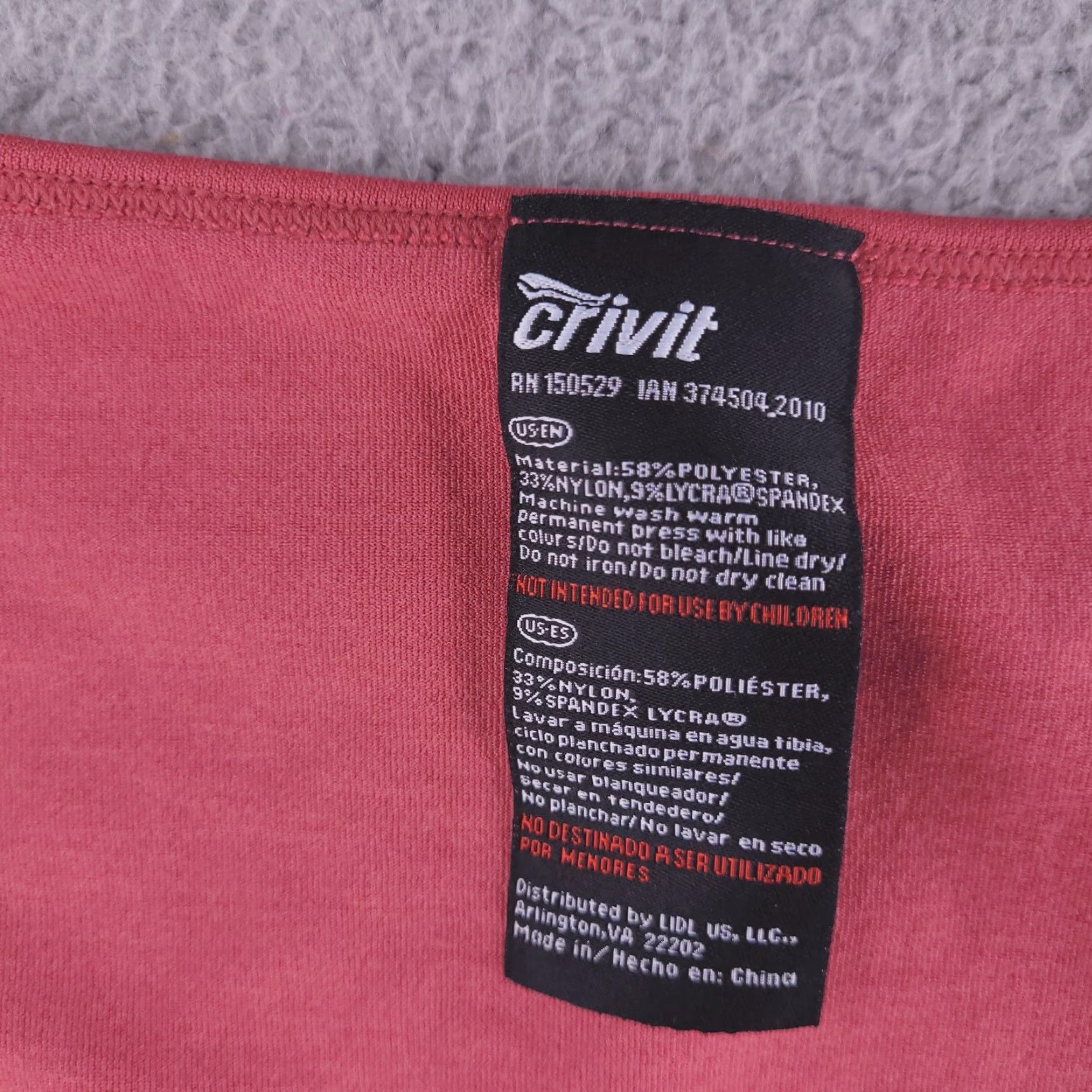 Mango Crivit Shirt Womens XL Tank Pink Orange Mango Sports Running Jogging Activewear Size XL / US 12-14 / IT 48-50 - 2 Thumbnail