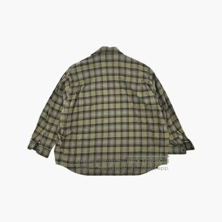 Balenciaga Balenciaga Green Checkered Long Sleeve Shirt. Size US M / EU 48-50 / 2 - 1 Thumbnail