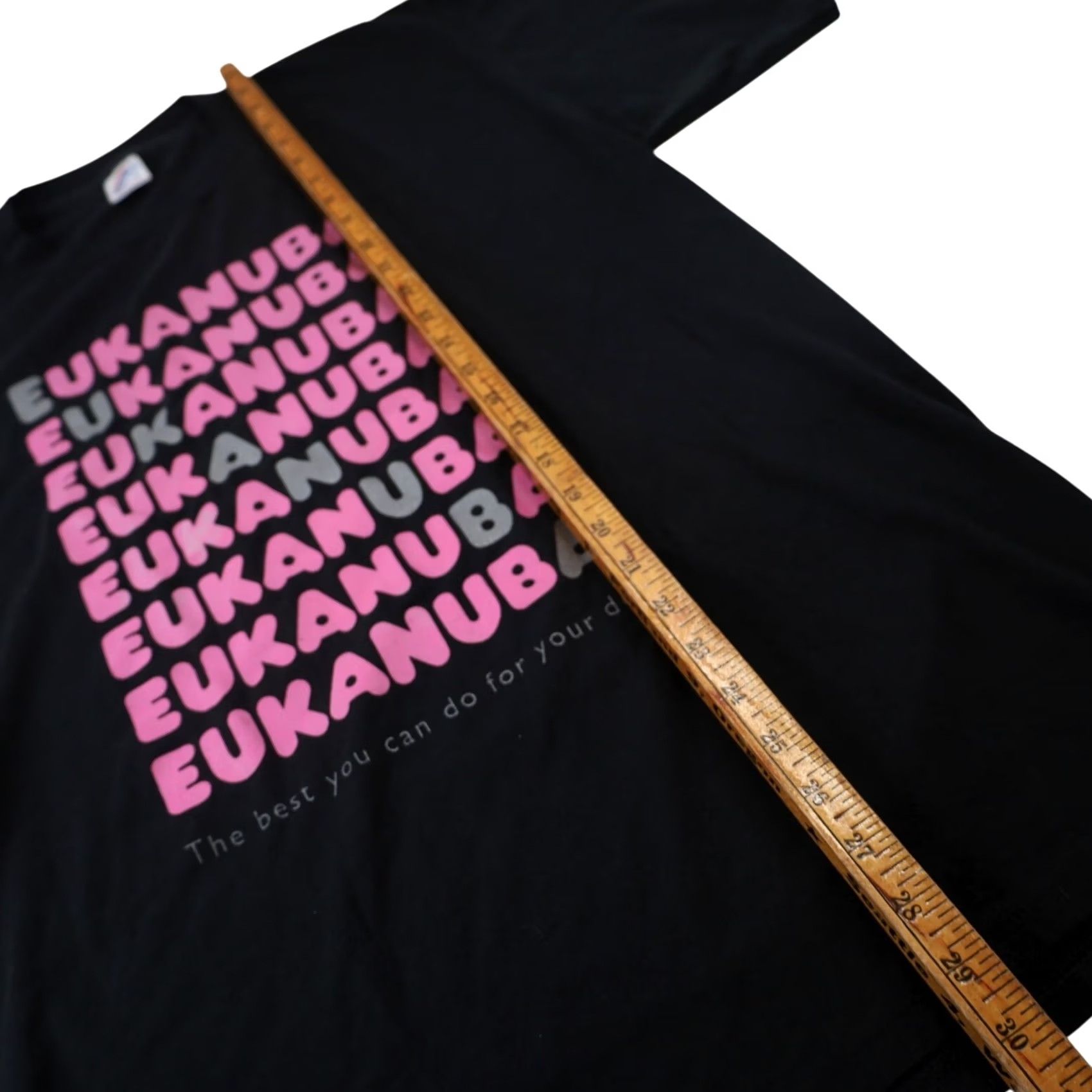 Vintage VINTAGE Eukanuba Dog Food Graphic Advertisement T Shirt Shirt XL Men Black 9/10 21"x30" Jerzee Super T Size US XL / EU 56 / 4 - 7 Thumbnail