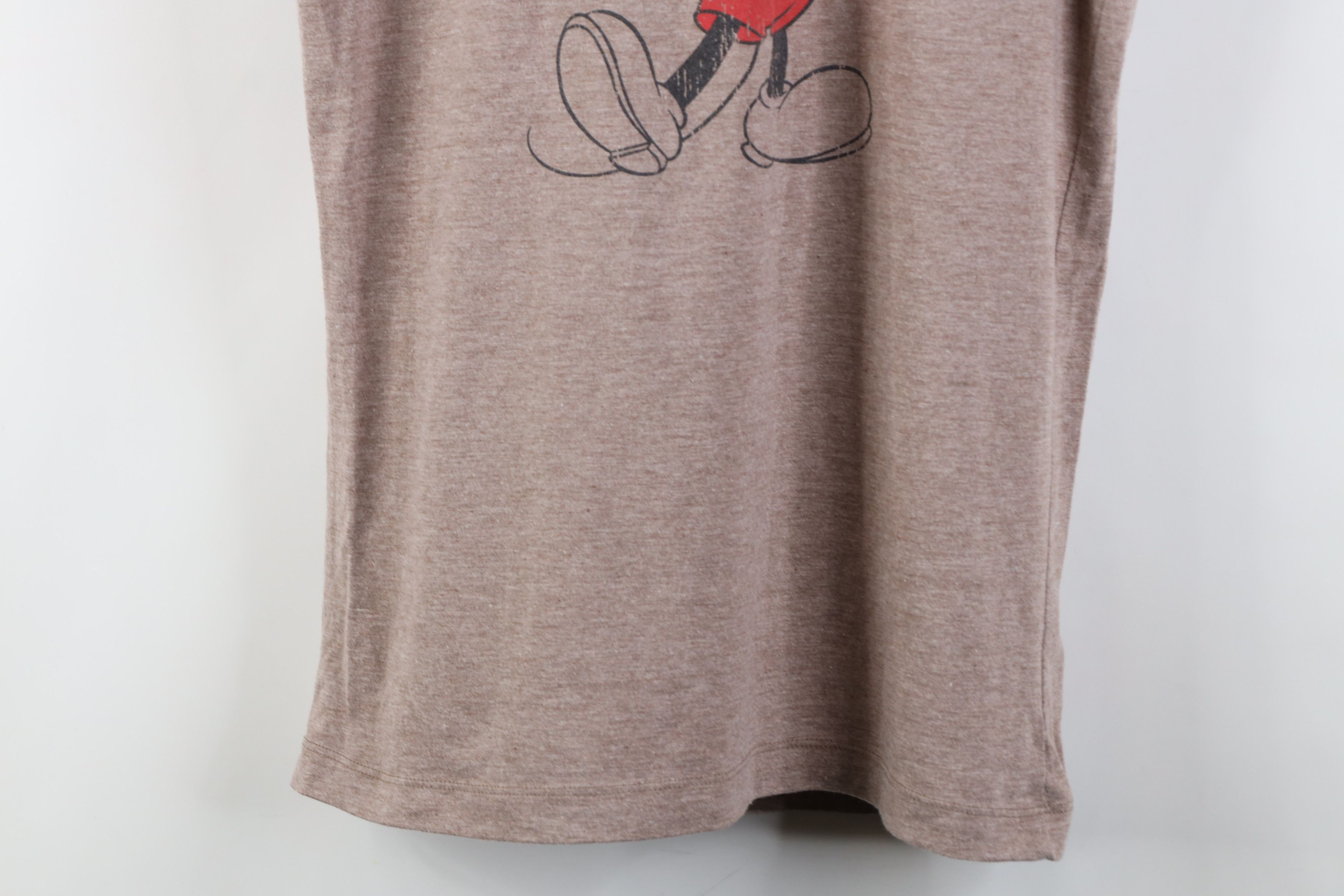 Disney Vintage 90s Y2K Disney Mickey Mouse Big Logo Ringer T-Shirt Size L / US 10 / IT 46 - 3 Thumbnail
