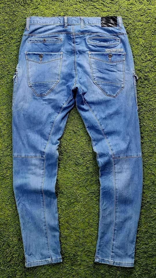FRONTIER 2 WAY STRETCHABLE SLIM FIT 6 POCKET CARGO JEAN PANT