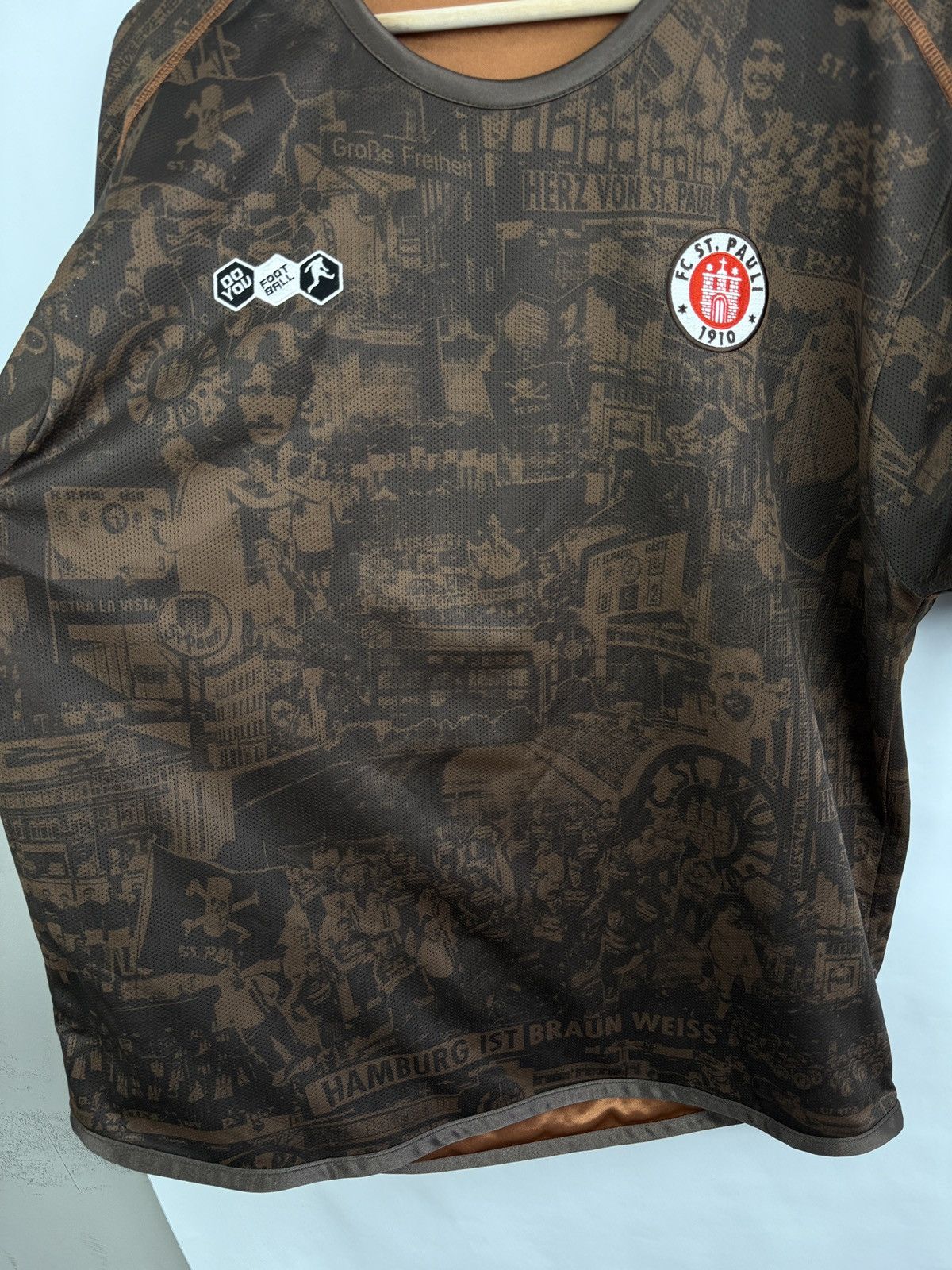 4GSELLER 🇩🇪 Y2K St. Pauli 2010/11 Do You Football Two-Sided Jersey Size US XXL / EU 58 / 5 - 5 Thumbnail