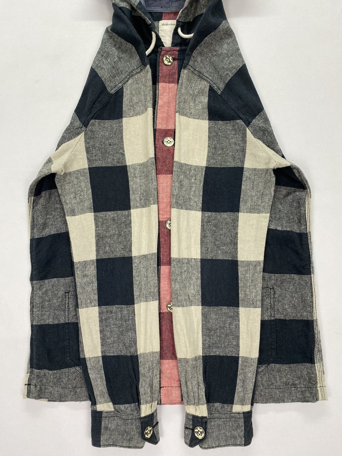 Life After Denim Life After Denim Plaid Hooded Jacket Size US M / EU 48-50 / 2 - 5 Thumbnail