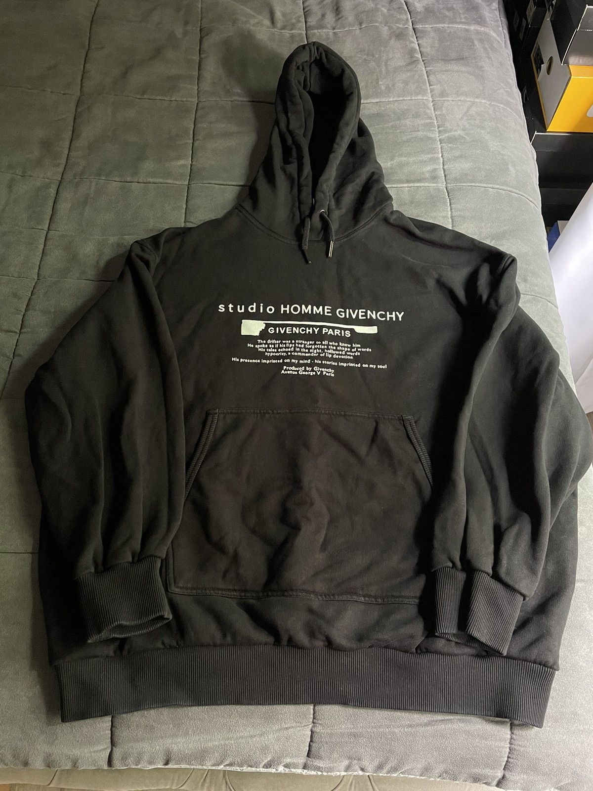 Givenchy Givenchy Studio Homme Black Hoodie Grailed