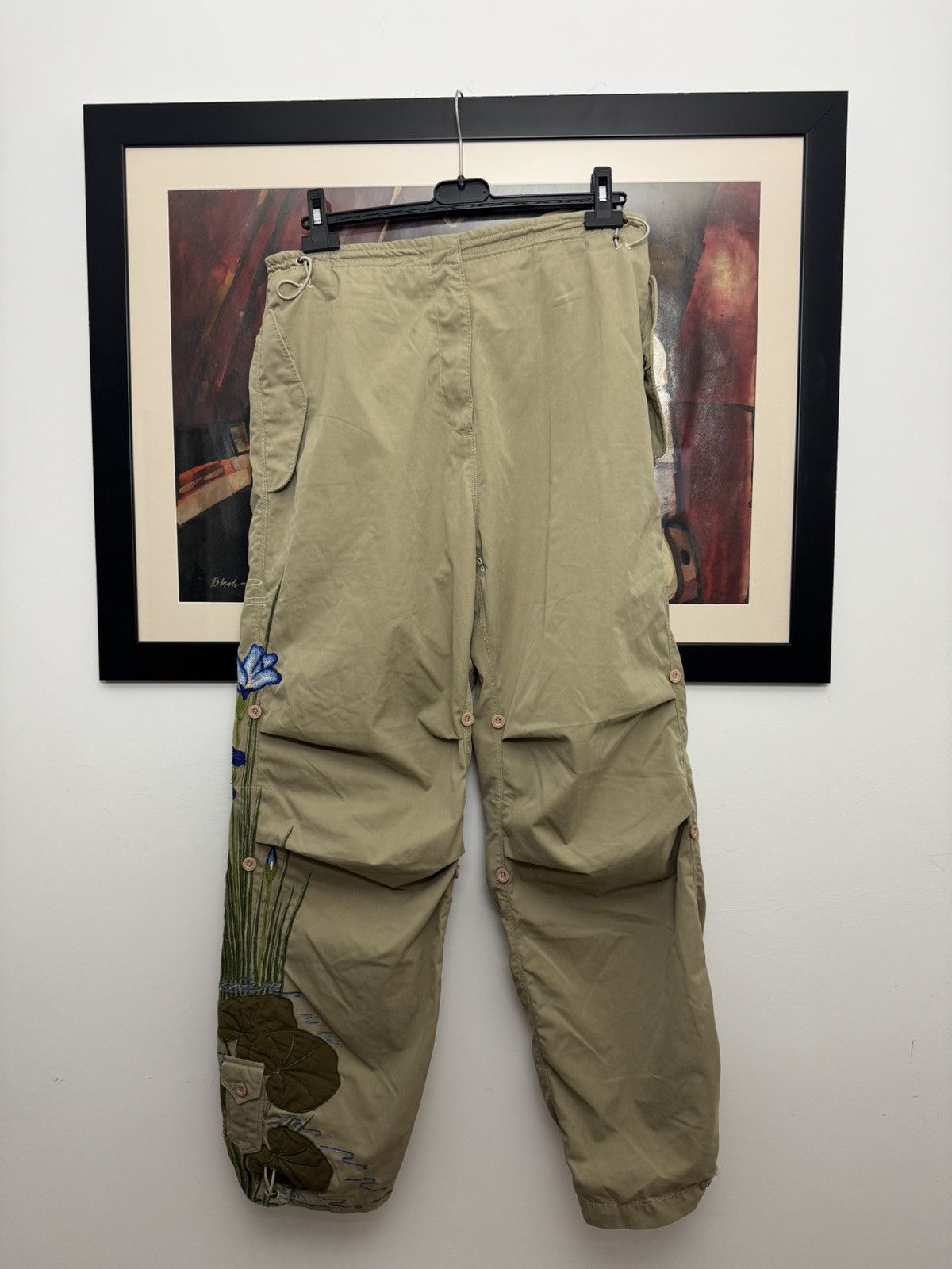Maharishi Maharishi Snopants Flowers Embroidered Rare Japanese Hype Size US 34 / EU 50 - 1 Thumbnail