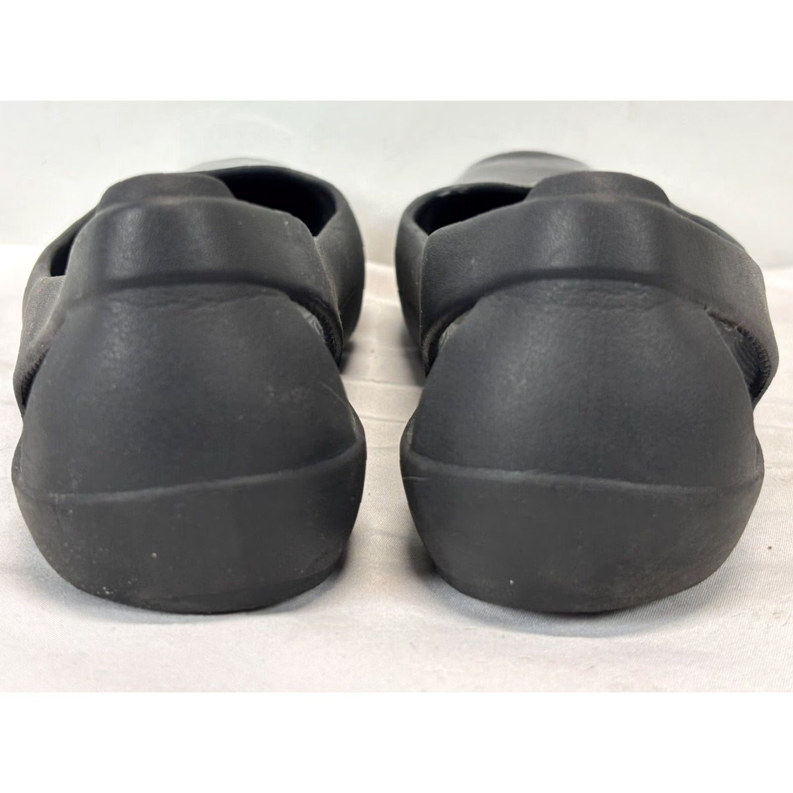 Crocs Crocs Black Sienna Shiny Cap Toe Comfort Ballet Flats Women Size 8 Size ONE SIZE - 4 Thumbnail