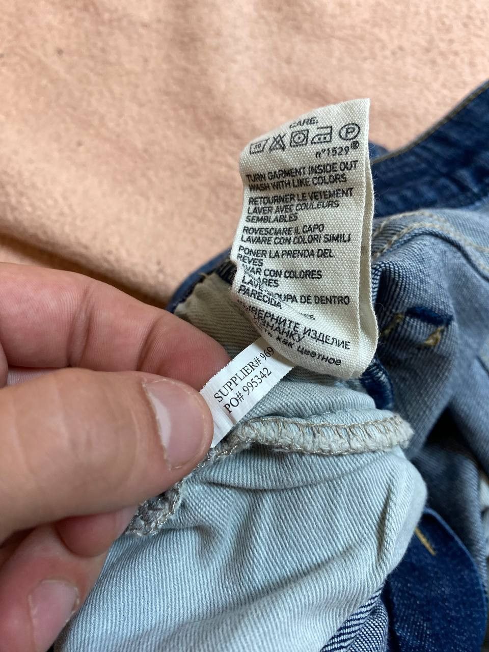 Polo Ralph Lauren × Vintage Vintage POLO RALPH LAUREN Jeans Washed Denim Pants Size 29" - 4 Thumbnail