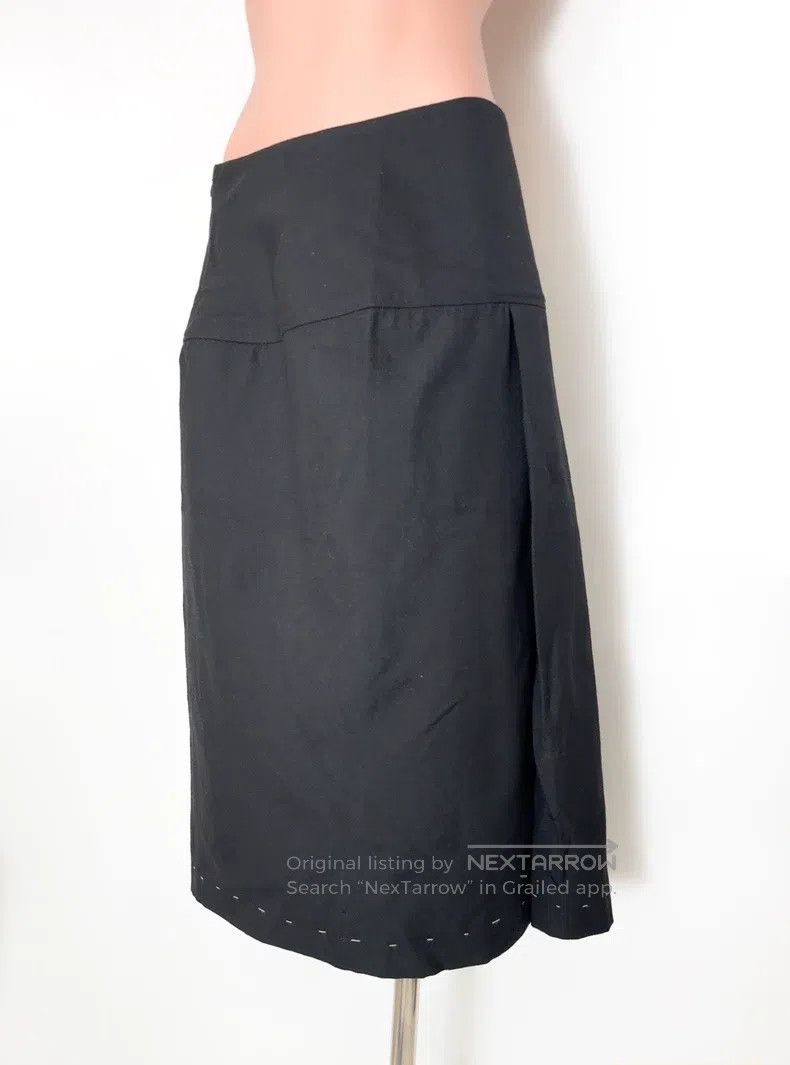 Yohji Yamamoto Yohji Yamamoto size 1 sewn with open thread skirt Size 24" / US 00 / IT 34 - 3 Thumbnail