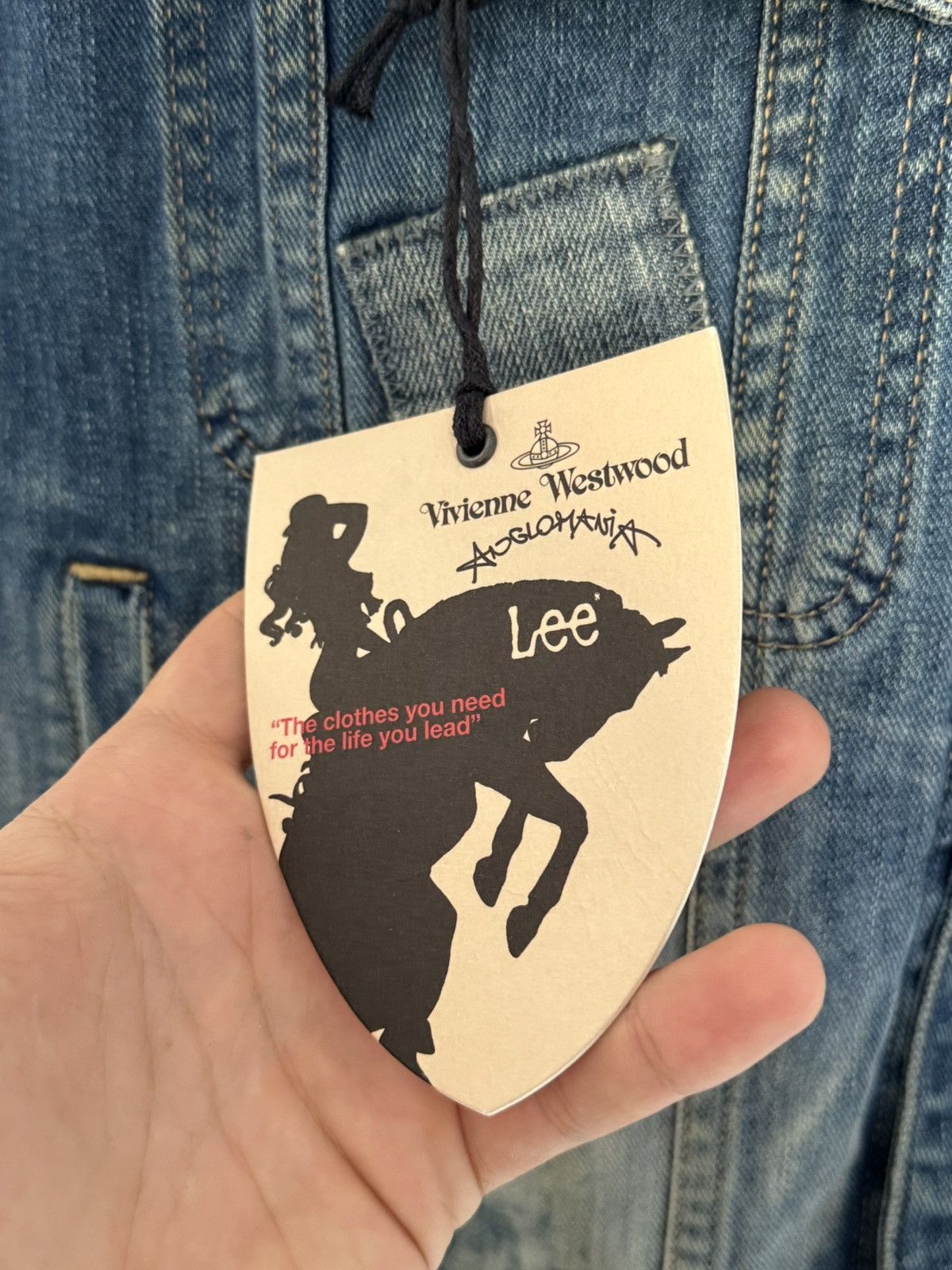 Lee × Vintage × Vivienne Westwood Vivienne Westwood X Lee Jeans Vest Luxury Brand Rare Item Size US XL / EU 56 / 4 - 9 Thumbnail