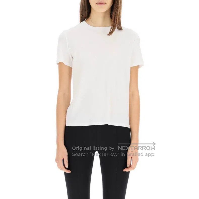 The Row The row Ladies white round neck and short sleeves Size M / US 6-8 / IT 42-44 - 2 Thumbnail