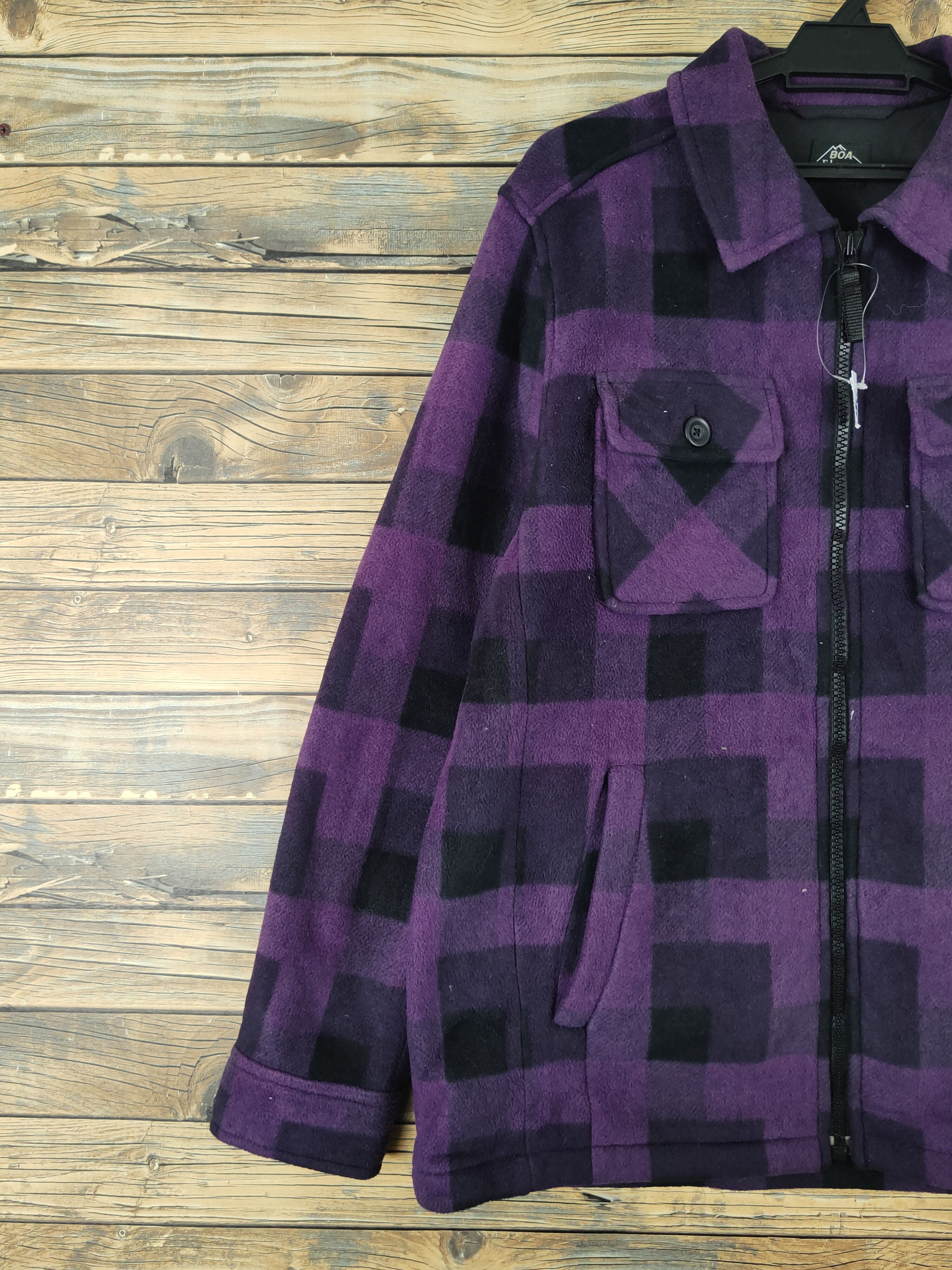 Japanese Brand BoaFleece-Uniqlo Purple Wool Sweaters #W2023 Size US XL / EU 56 / 4 - 3 Thumbnail