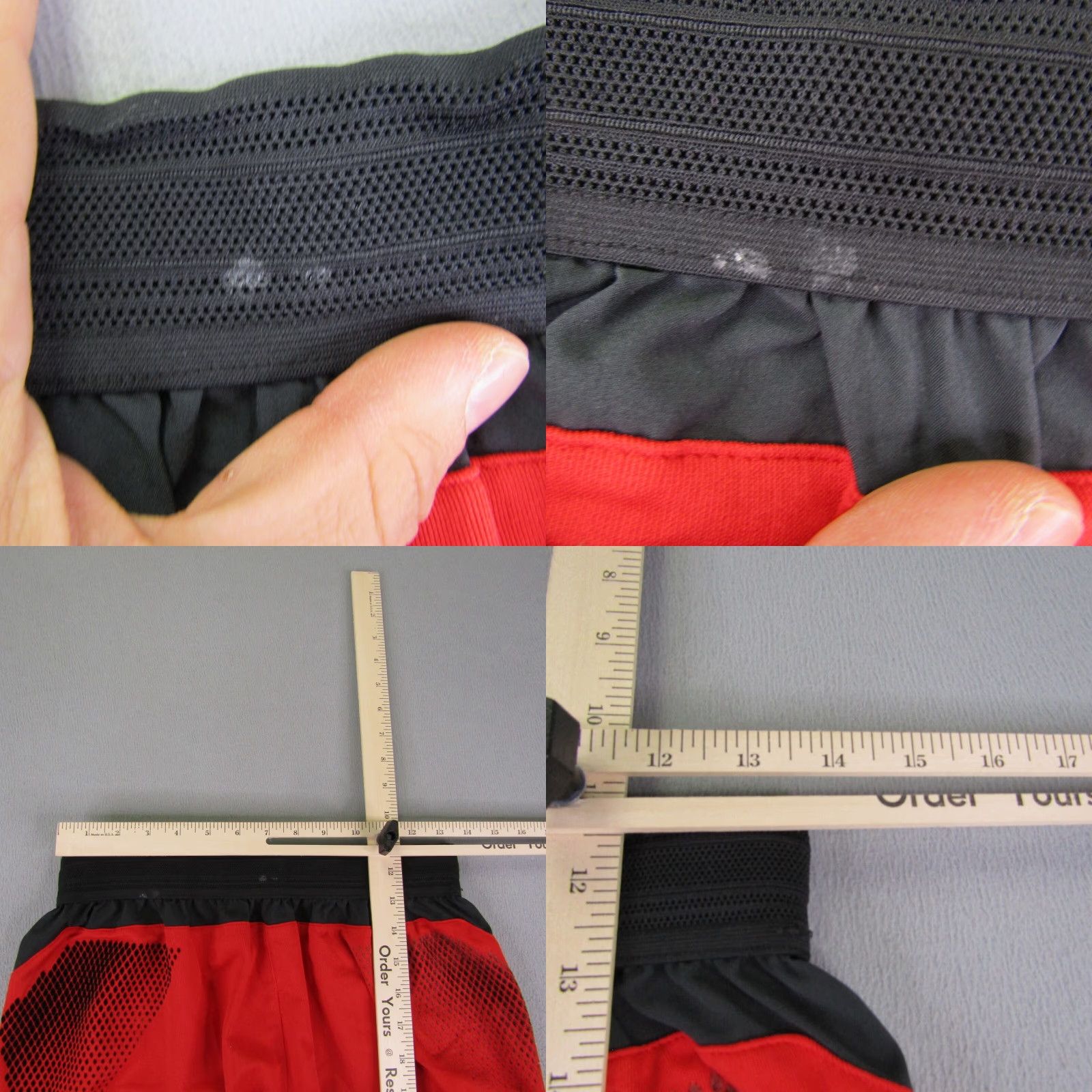 Nike Nike Aeroswift Shorts Athletic Men L Red Black - Pockets Lightweight Breathable Easy Care Inseam 8.5in Gym Running Jogging Track & Field Size US 27 - 8 Thumbnail