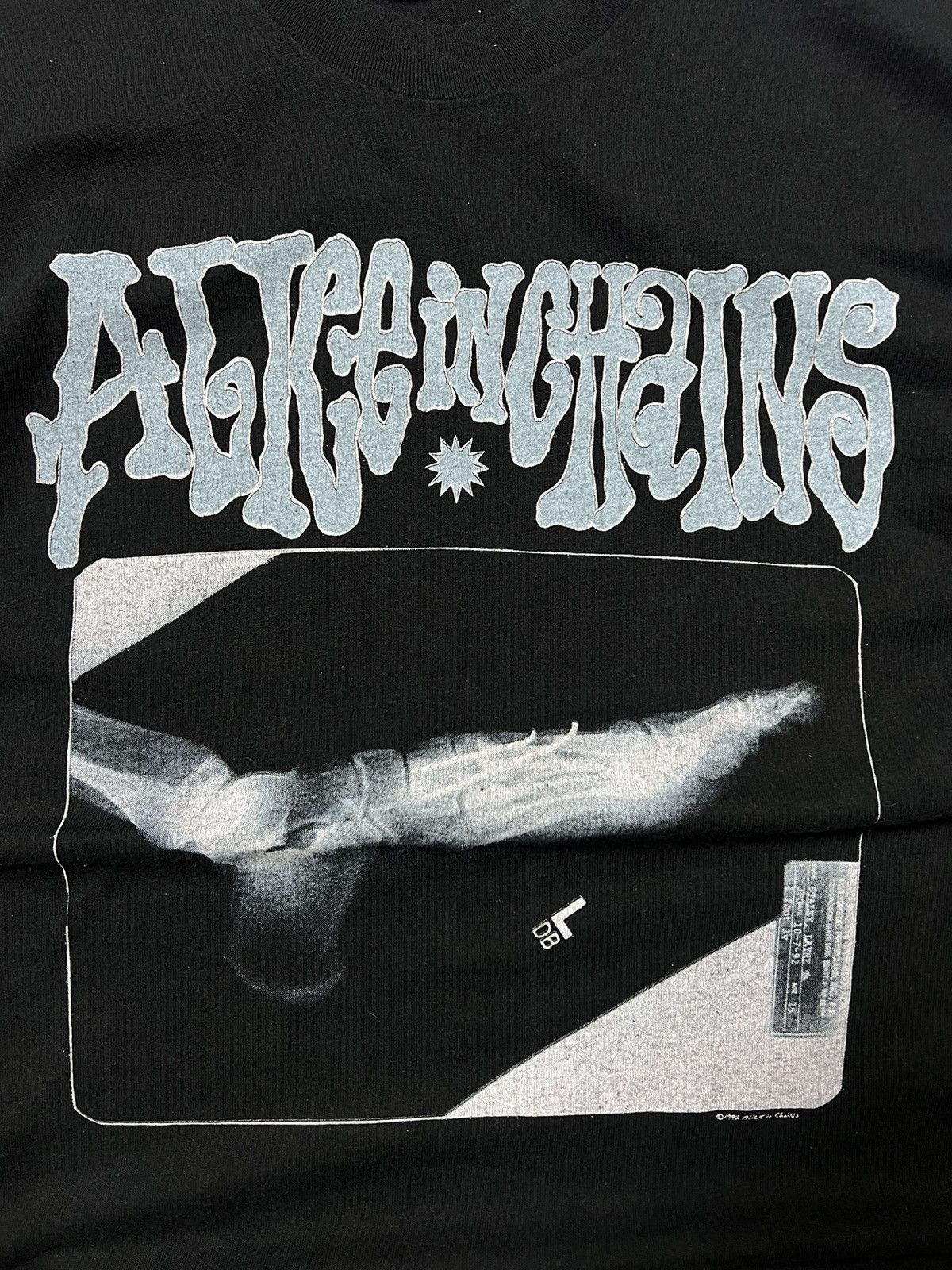 Band Tees × Vintage Vintage 90s Alice in Chains X-Ray T-Shirt Size US L / EU 52-54 / 3 - 4 Thumbnail