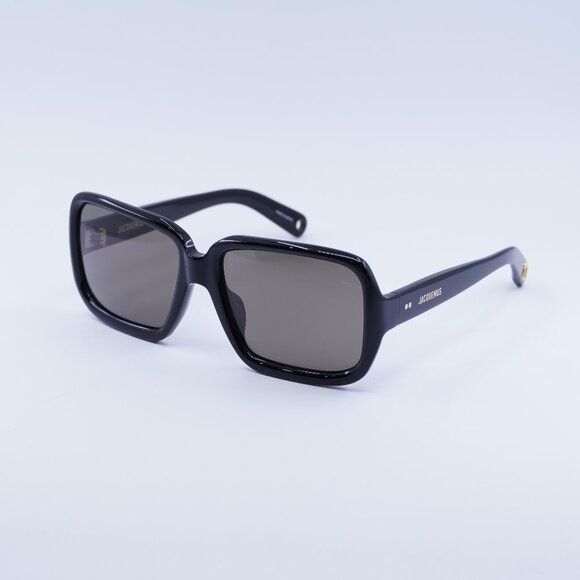 Jacquemus Jacquemus JAC/86 C1 Sunglasses Shiny Black Square Frame Size ONE SIZE - 3 Thumbnail