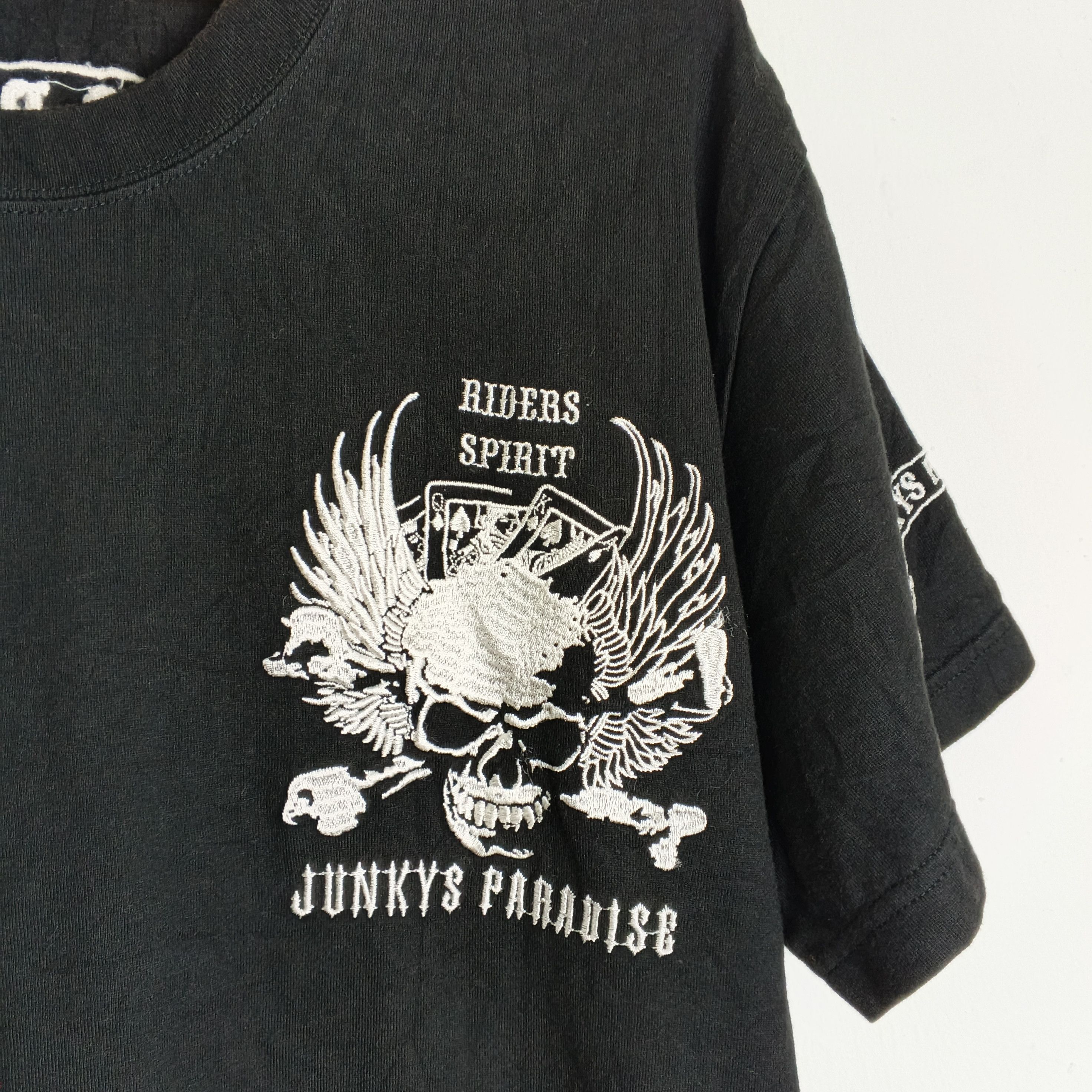Affliction Vintage Y2K Junky's Paradise Riders Pirate Skull Size US M / EU 48-50 / 2 - 7 Thumbnail