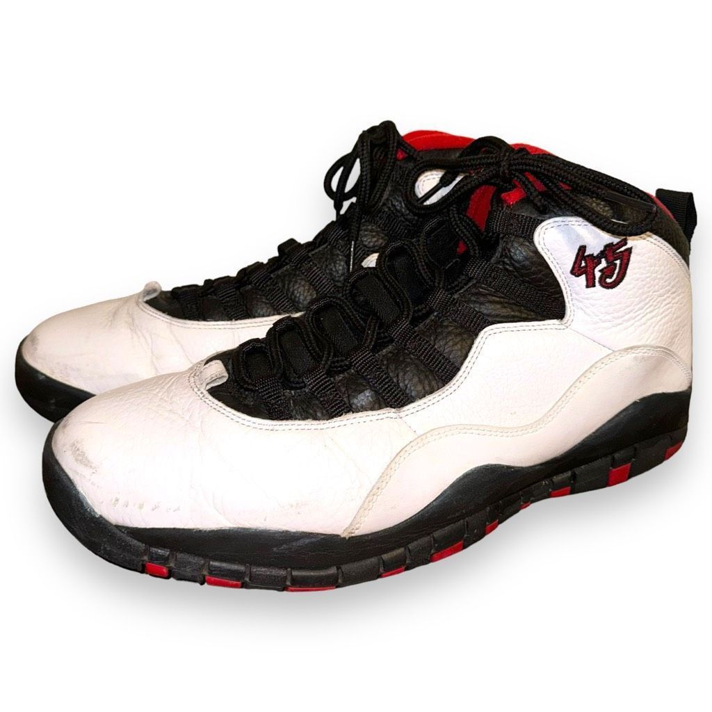 Jordan Brand Air Jordan 10 Double Nickle 2015 Retro Men’s 13 310805-102 Size US 13 / EU 46 - 4 Thumbnail
