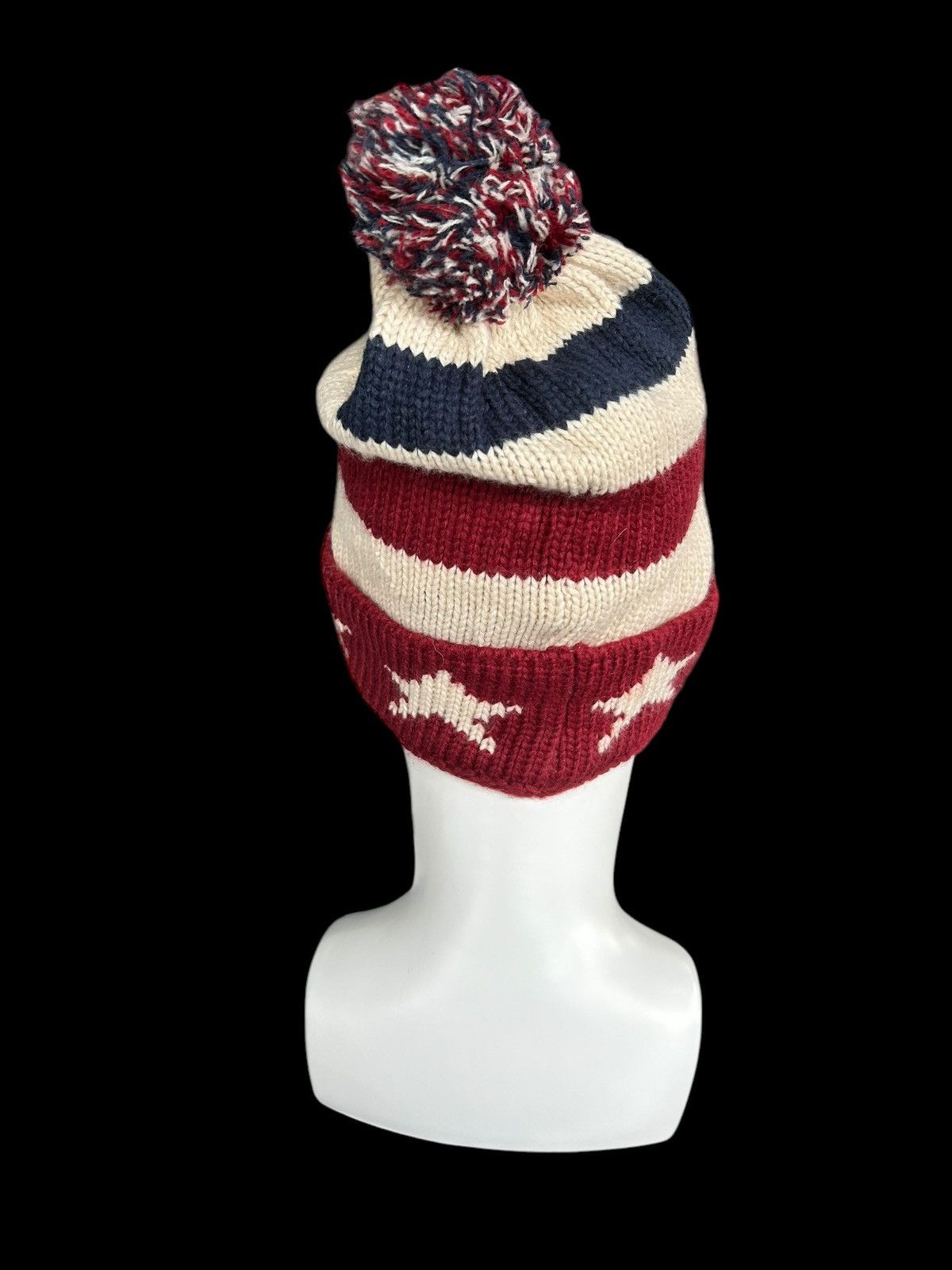 Japanese Brand × Kapital × Vintage Star Crochet Knitt Beanie Hats Rare ☠️☠️ Size ONE SIZE - 4 Thumbnail