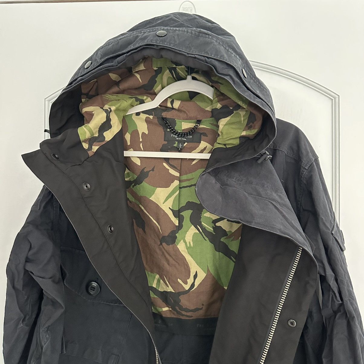 Rag & Bone Rag & Bone Miles Hooded Military Jacket Size US L / EU 52-54 / 3 - 3 Thumbnail