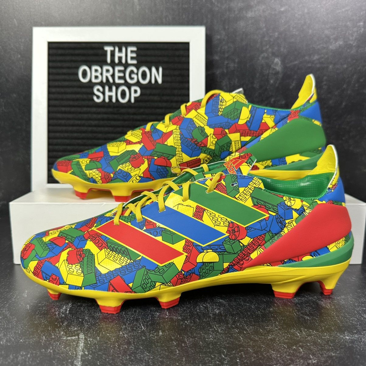 Adidas LEGO X GAMEMODE FG TEAM YELLOW RED BRICKS MENS SOCCER CLEATS Size US 7.5 / EU 40-41 - 1 Thumbnail