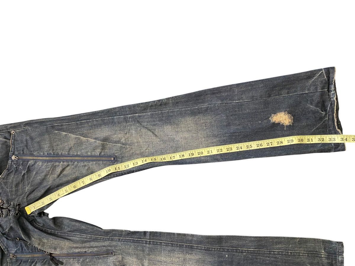If Six Was Nine Midas Double Waist Lace Flared Denim Size US 30 / EU 46 - 21 Thumbnail