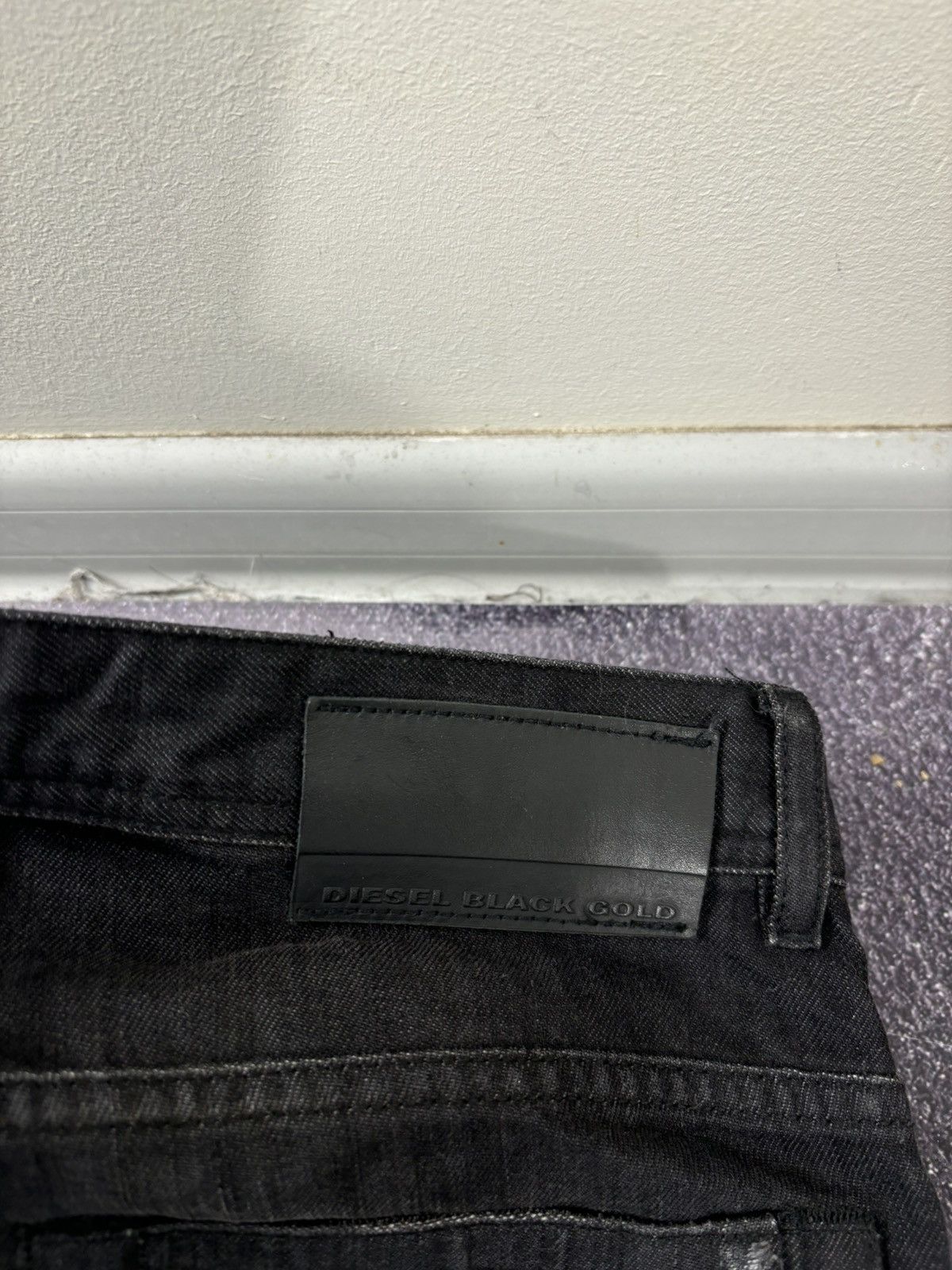 Diesel Black Gold Diesel Black Gold NWT Excess Black Straight Denim Jeans Size US 28 / EU 44 - 17 Thumbnail