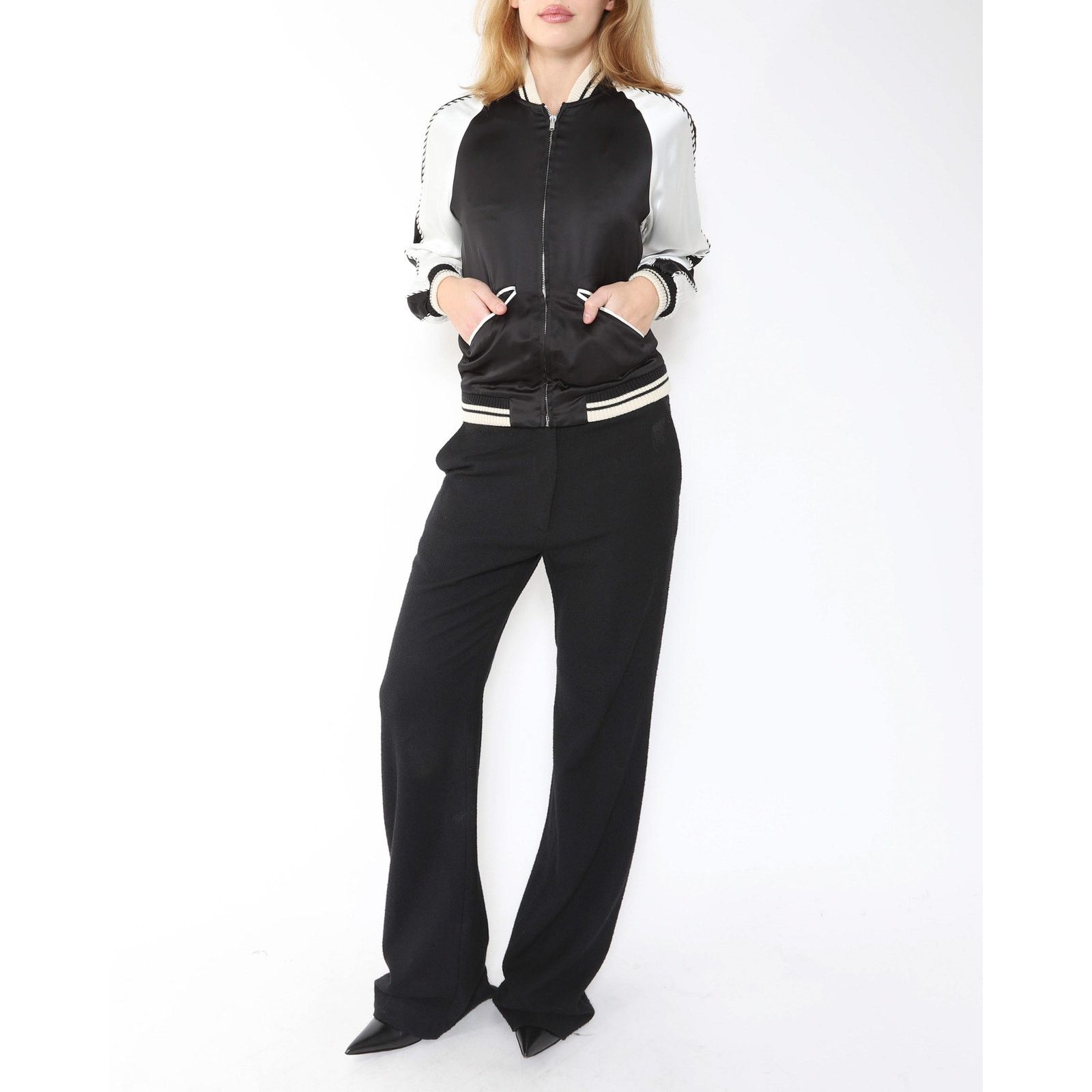 Saint Laurent Paris SS14 Blood Luster Souvenir Jacket in Viscose Size XS / US 0-2 / IT 36-38 - 11 Thumbnail