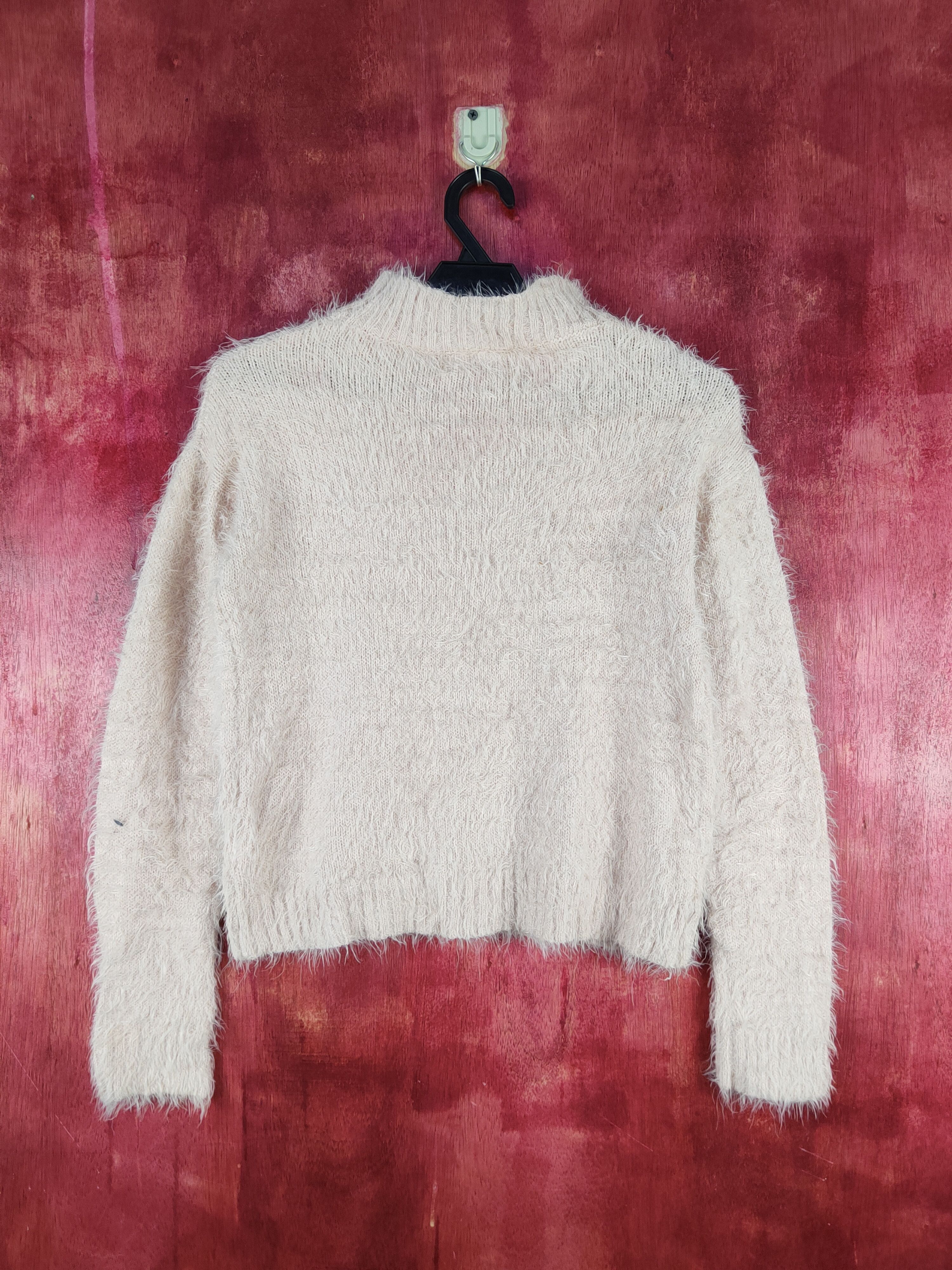 Japanese Brand × Vintage Vintage Artists Design Sorridere Peach Fur Mohair Knitwear Size M / US 6-8 / IT 42-44 - 7 Thumbnail