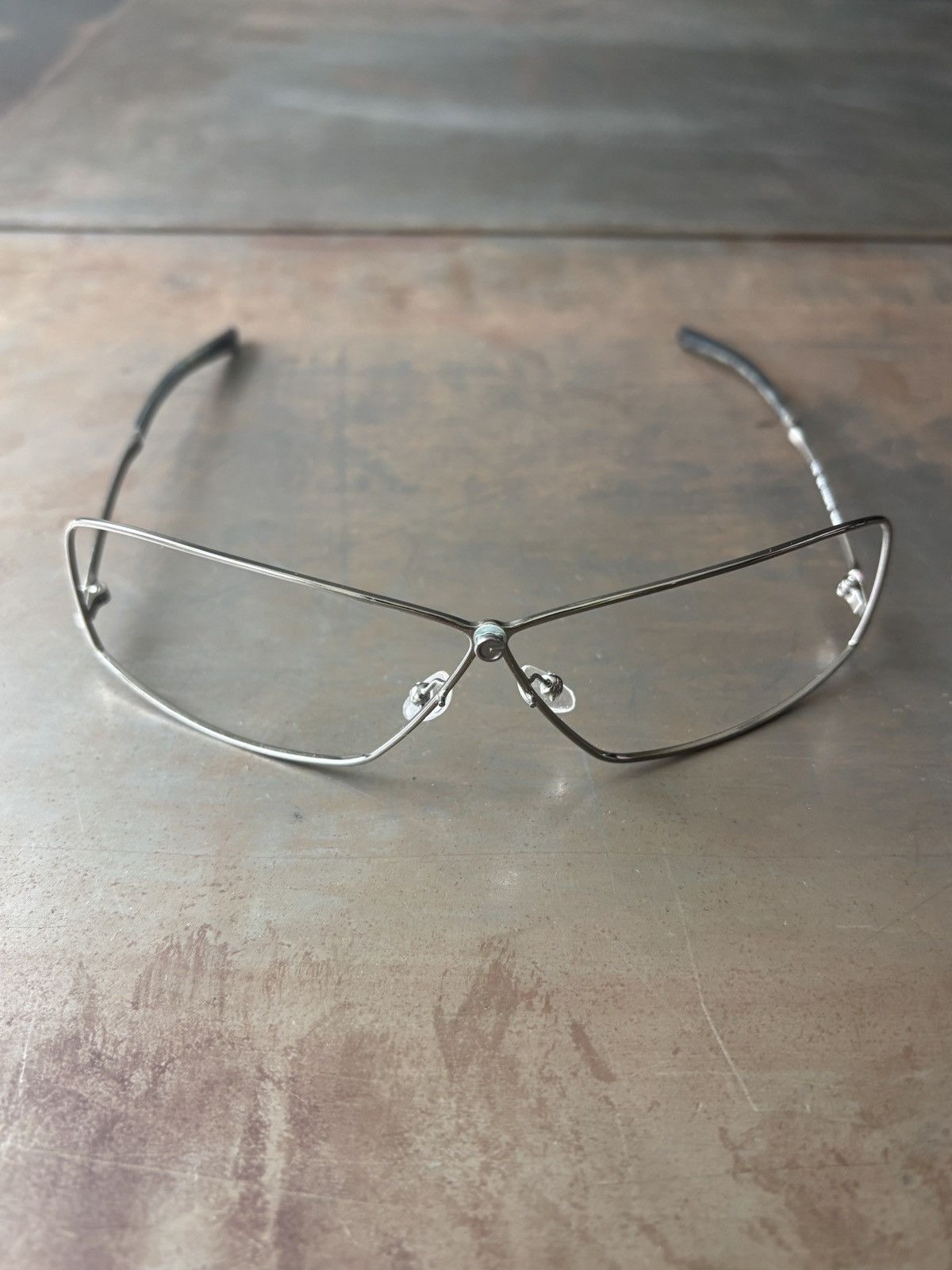 Gucci Vintage Gucci Frames 2000s Metal Shield GG 1709/S Tom Ford Size ONE SIZE - 8 Thumbnail