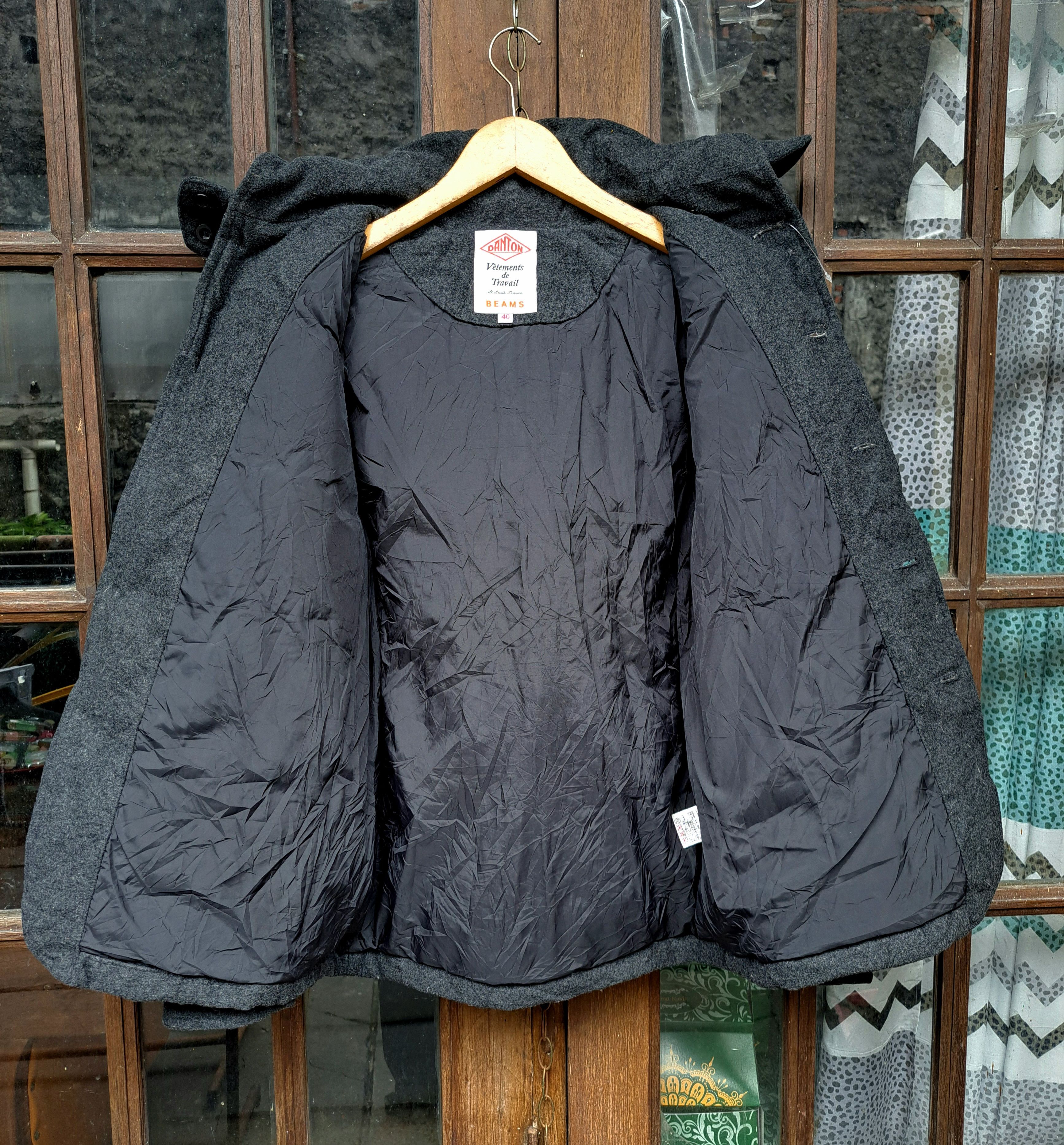 Danton Vintage Danton Beams Wool Down Jacket Women 40FR Size L / US 10 / IT 46 - 5 Thumbnail