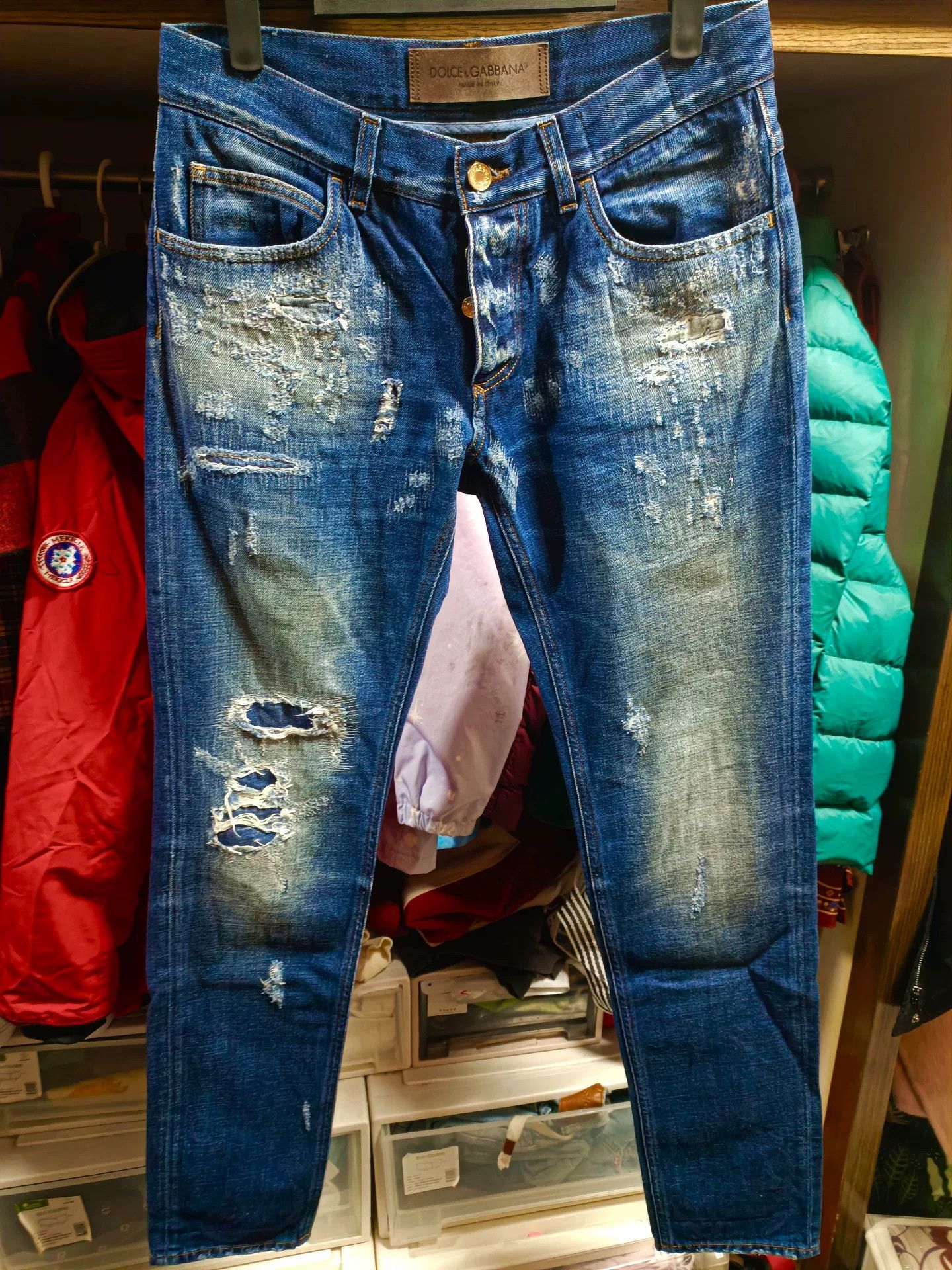 Dolce & Gabbana Dolce&Gabbana Runway Jeans 46 Size US 30 / EU 46 - 1 Thumbnail