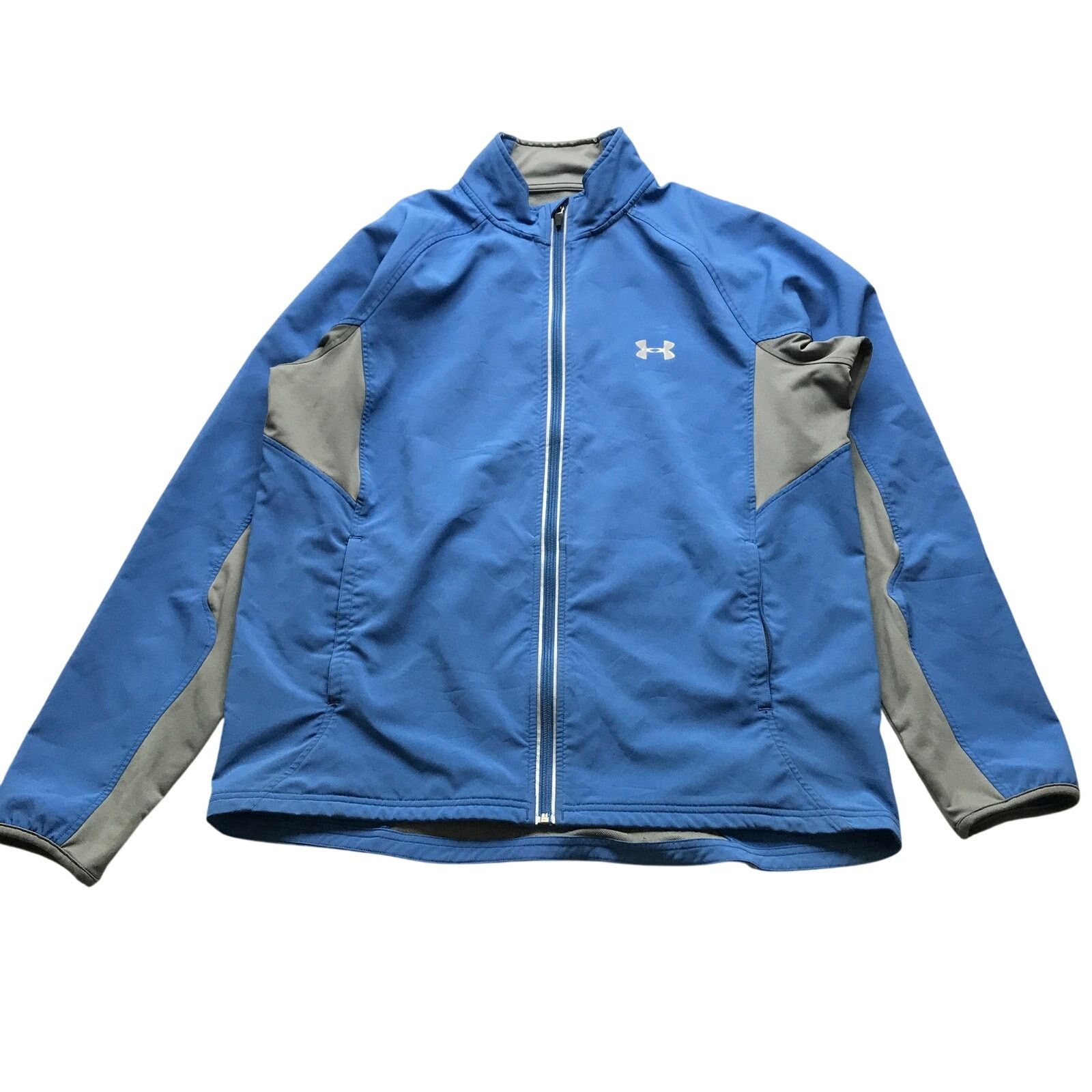 Under Armour Under Armour Coldgear Jacket Mens XL Long Sleeve Blue Gray Size US XL / EU 56 / 4 - 1 Thumbnail