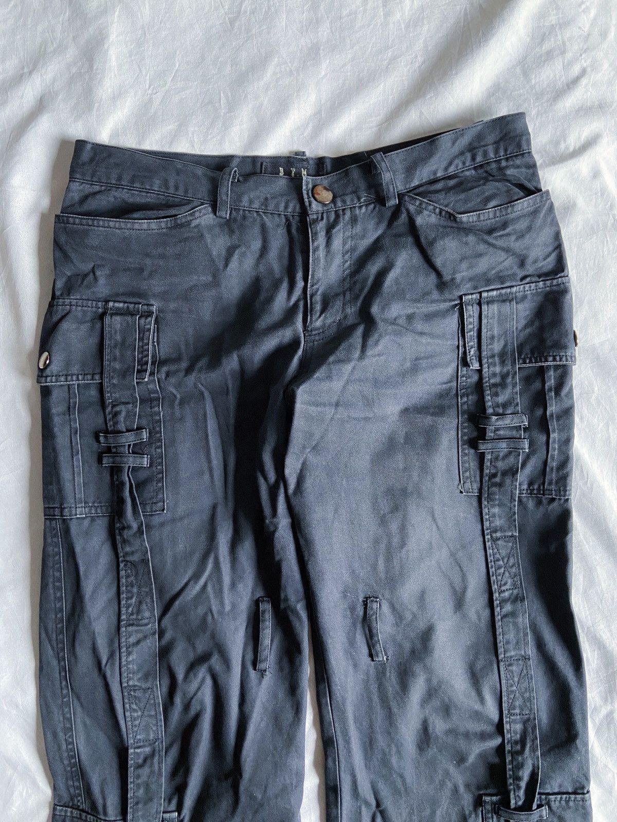 Isamu Katayama Backlash JAPANESE B.P.N FLARED BONDAGE PANTS Size US 31 - 7 Thumbnail