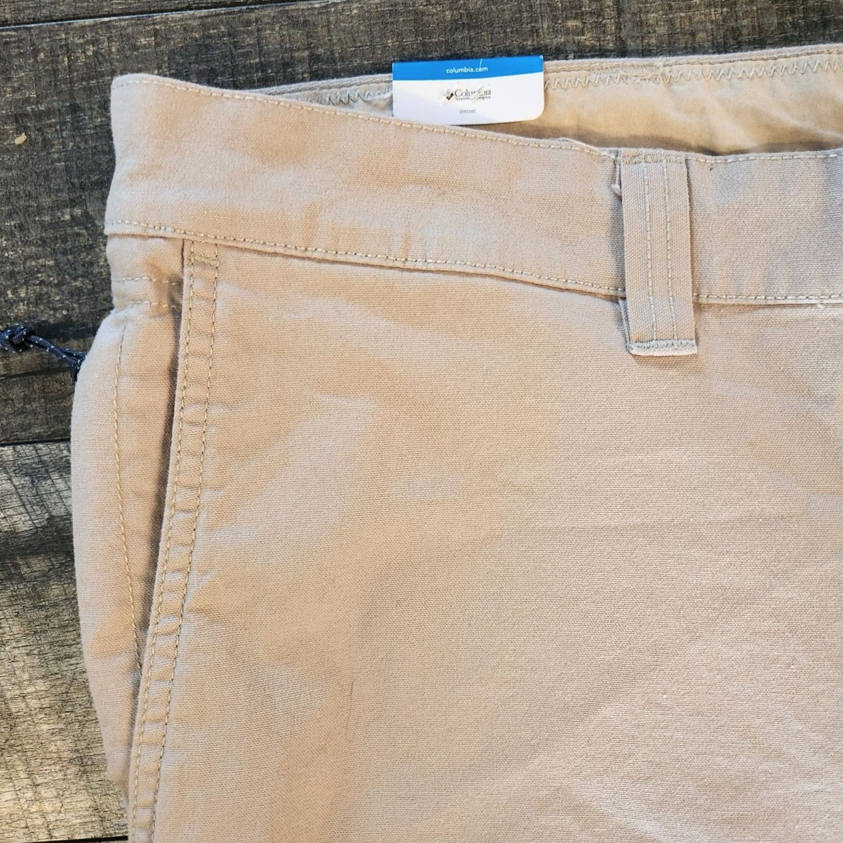Vintage Columbia Mens Flex ROC Utility Pant 44x34 Khaki Tan Stretch Hiking Performance Cargo Pocket Straight 5-Pocket Mens Regular Size 44 Beige Spring Size US 44 / EU 60 - 6 Thumbnail