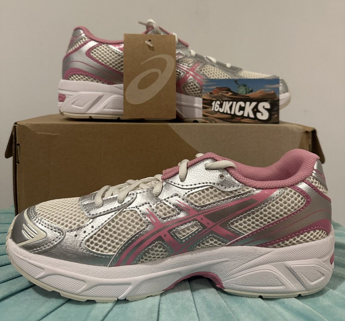 Asics asics gel 1130 Cream Sweet Pink Size US 7 / EU 40 - 2 Thumbnail