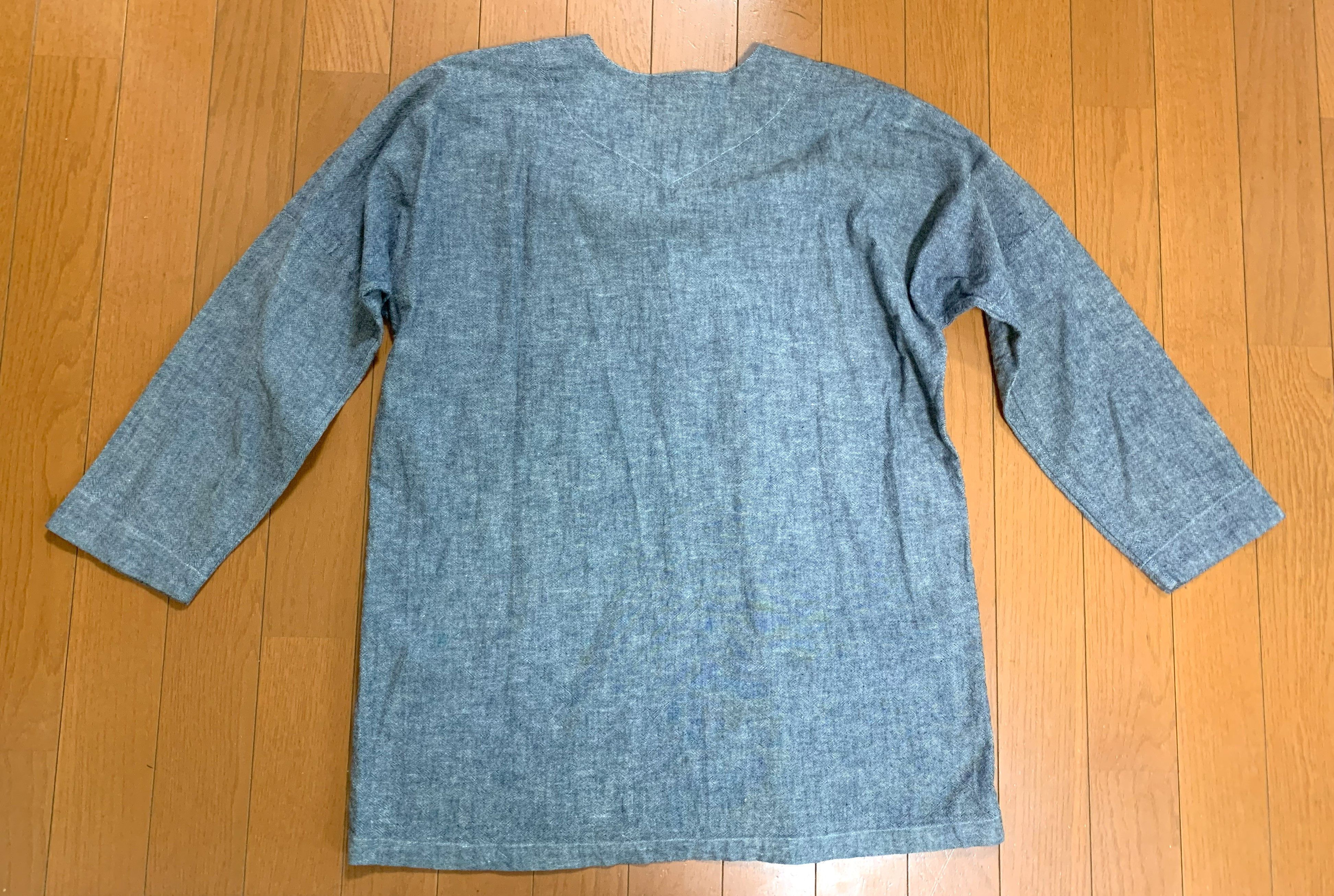 Dry Bones Dry Bones Japan chambray Koiguchi shirt, size S (fits S/M) Size US S / EU 44-46 / 1 - 6 Thumbnail