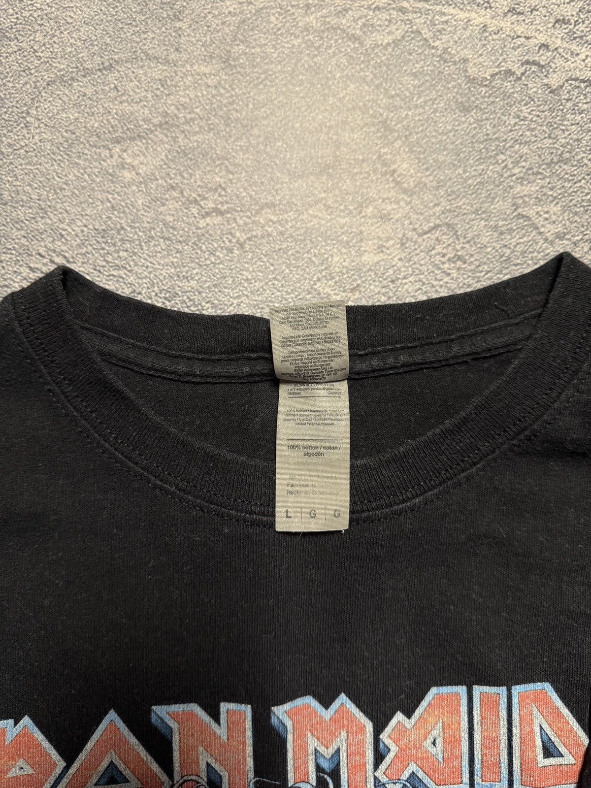 Band Tees Vintage Y2K Iron Maiden Tee Face Horror Print Band Tour Rock Size US L / EU 52-54 / 3 - 5 Thumbnail