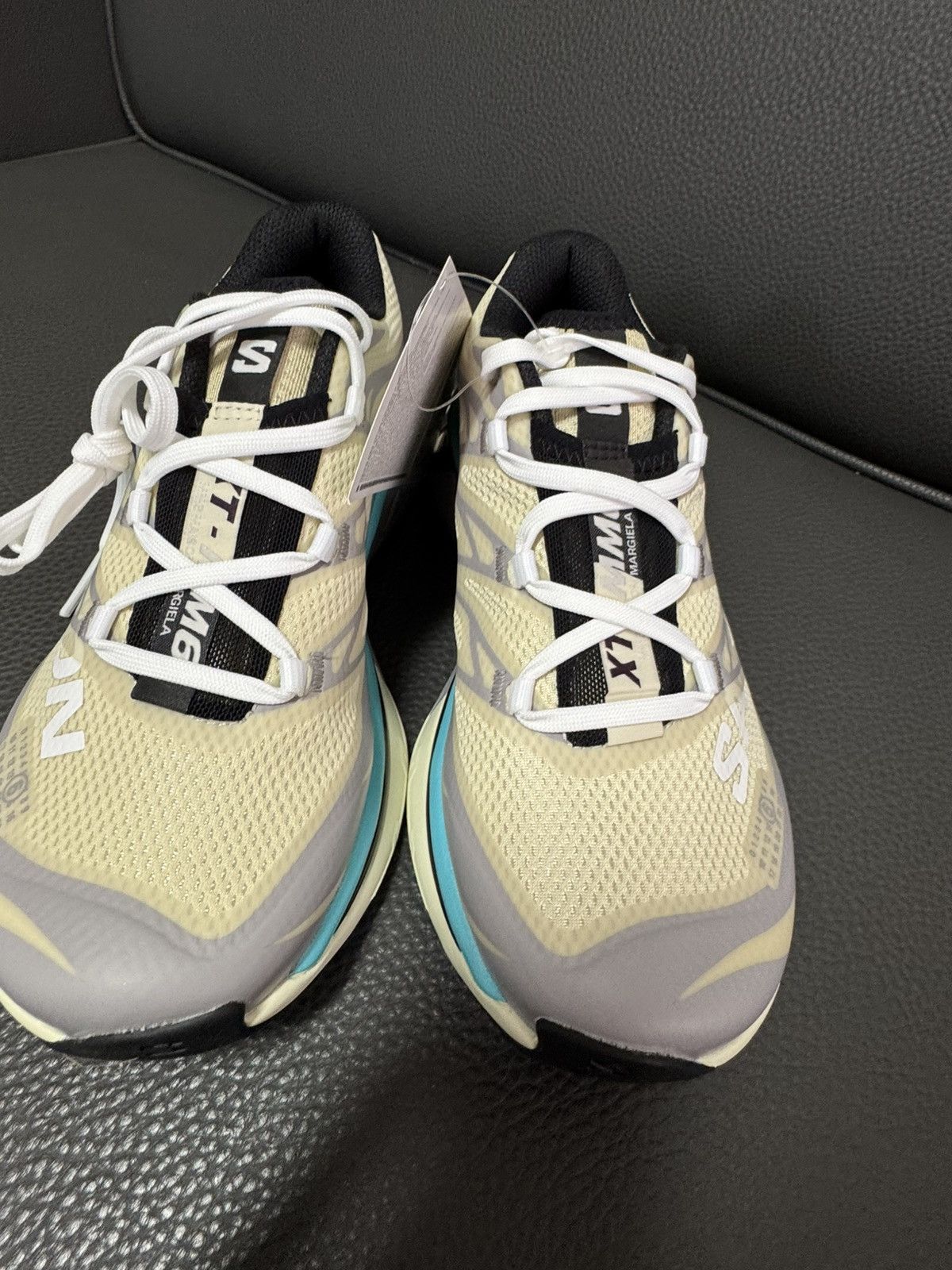 Salomon NIB XT-MM6 Retro Hiking Sneakers Unisex - Beige/Blue, 36 Size US 5 / IT 35 - 3 Thumbnail