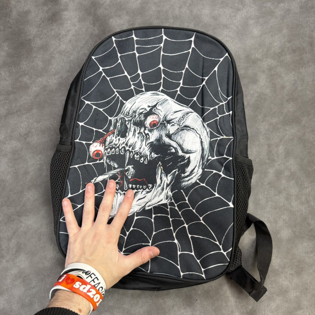 Other Don’t Do Drugs Levi Catter Spiderweb Skull Backpack Size ONE SIZE - 4 Thumbnail