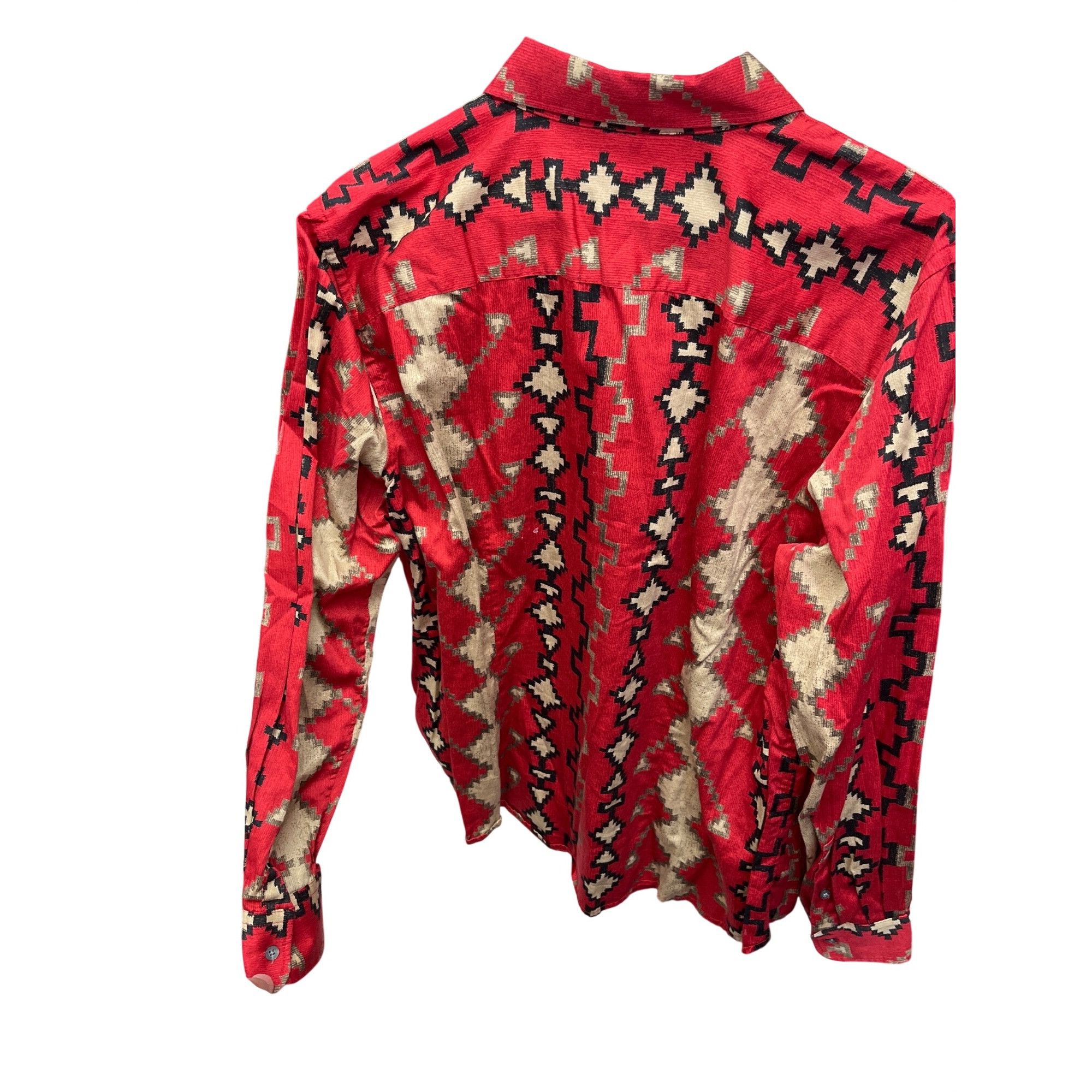 Lauren Ralph Lauren Lauren Ralph Lauren mens red black Navajo style button up sh Size US XL / EU 56 / 4 - 2 Thumbnail