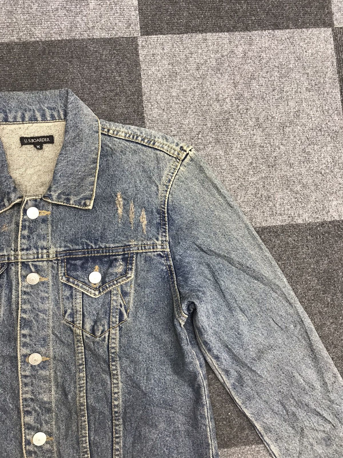 Other US BOARDER Slim Fit Trucker Jacket Size M / US 6-8 / IT 42-44 - 3 Thumbnail