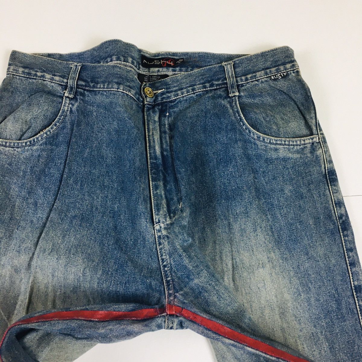 Rusty Vintage Rusty Red Line Loose Fit Jeans Size US 36 / EU 52 - 6 Thumbnail
