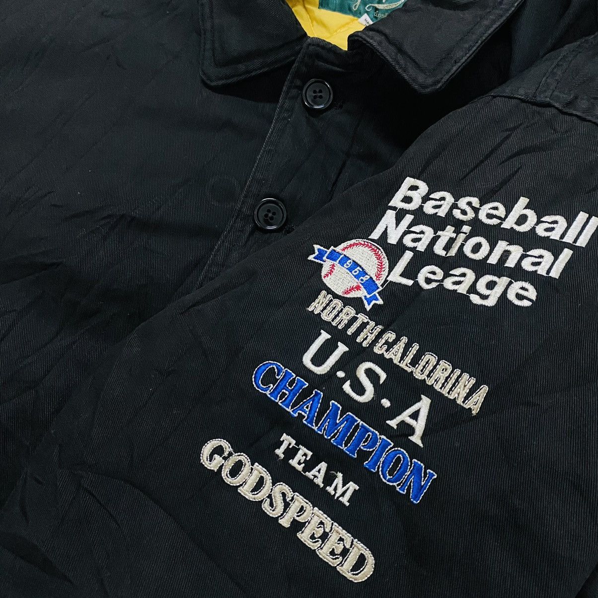 NFL Vintage godspeed baseball nation league jacket Size US XL / EU 56 / 4 - 7 Thumbnail