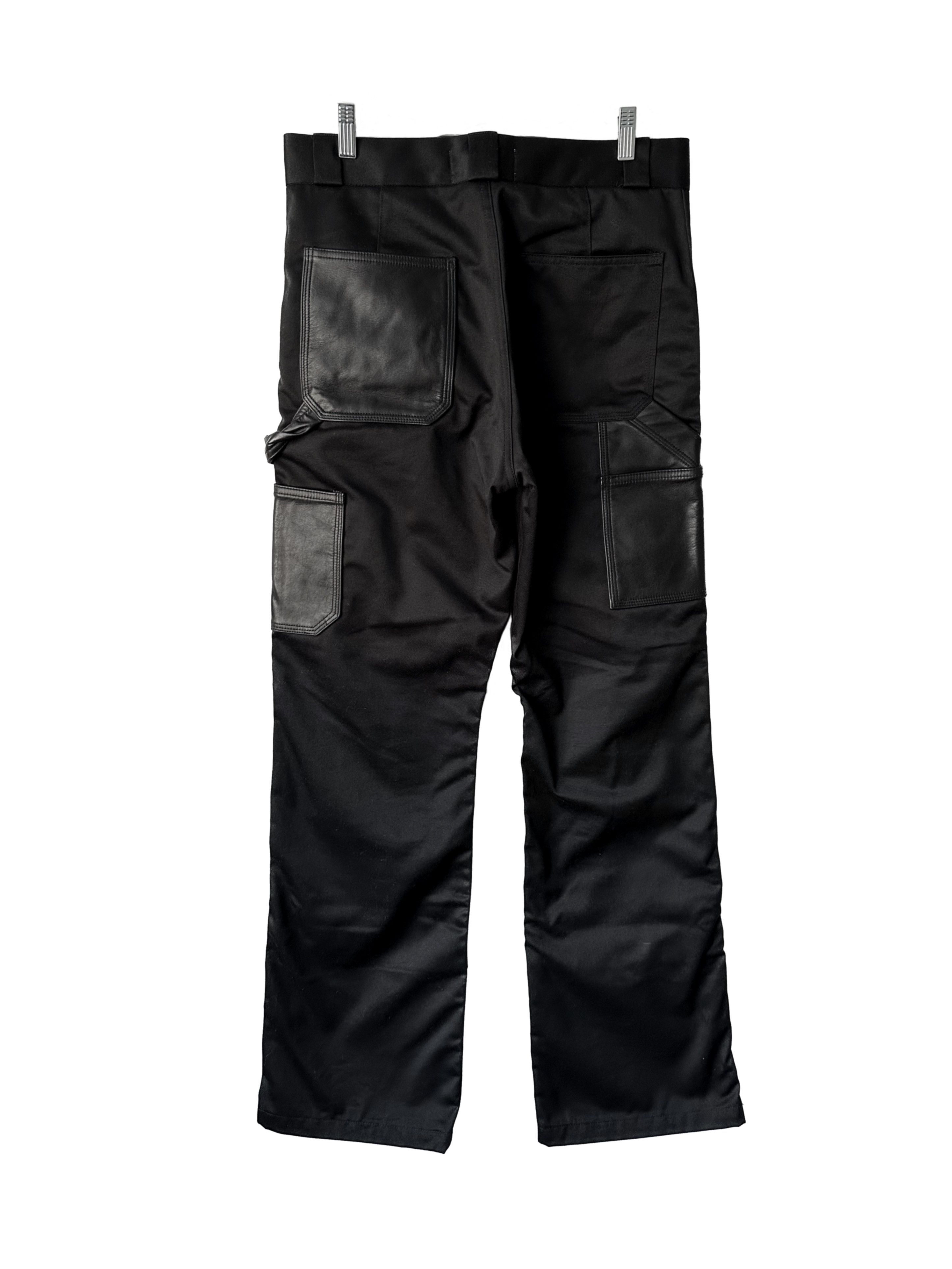 Vuja de adagio leather trousers size2 - ワークパンツ/カーゴパンツ
