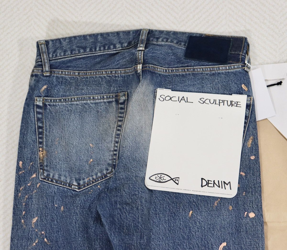 Visvim VISVIM 24AW SOCIAL SCULPTURE 01 DAMAGED-41 01D41 Visvim VISVIM 24AW SOCIAL SCULPTURE 01 DAMAGED-41 01D41