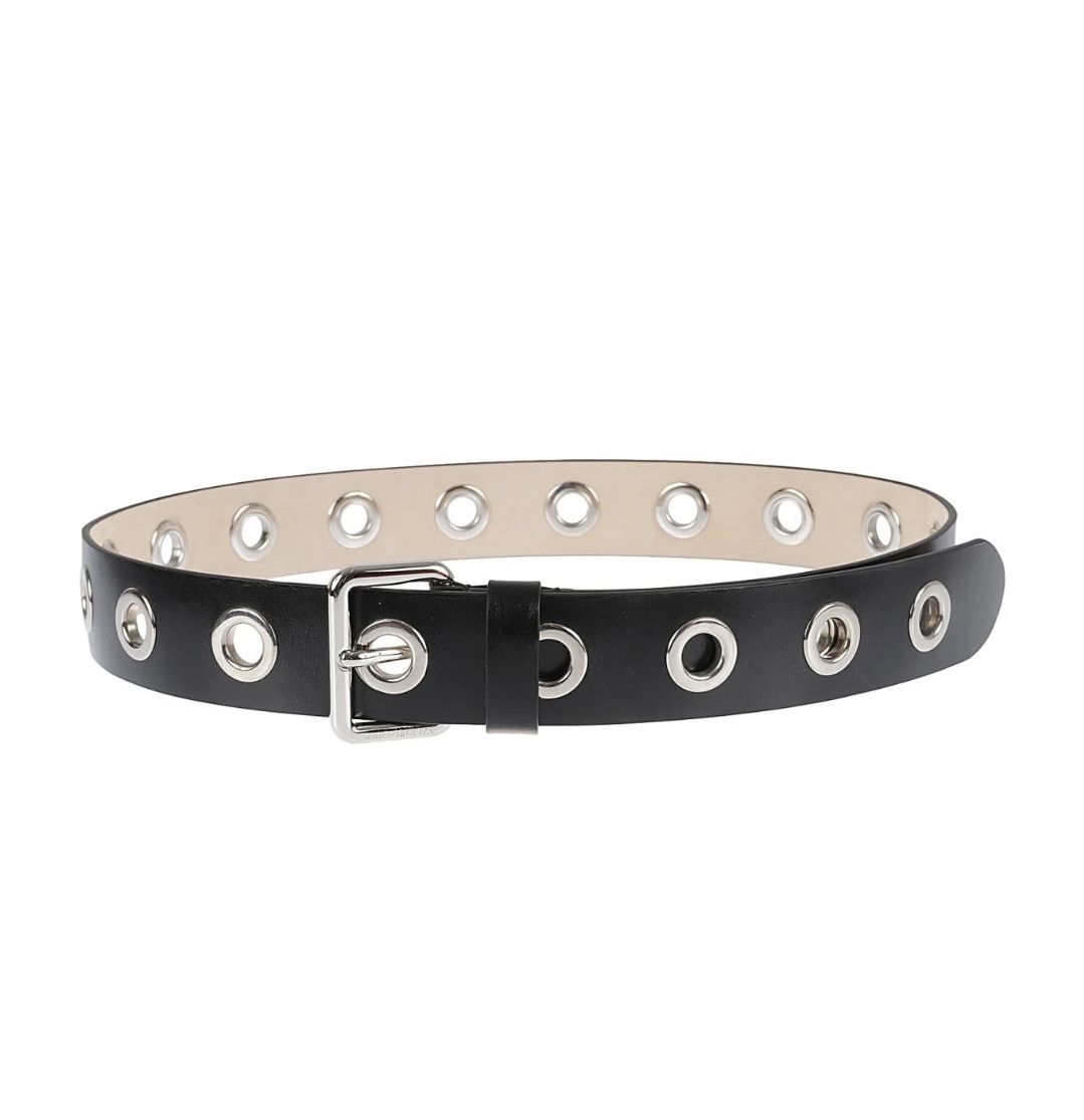 Alexander McQueen Eyelet design belt Size 38 - 1 Thumbnail