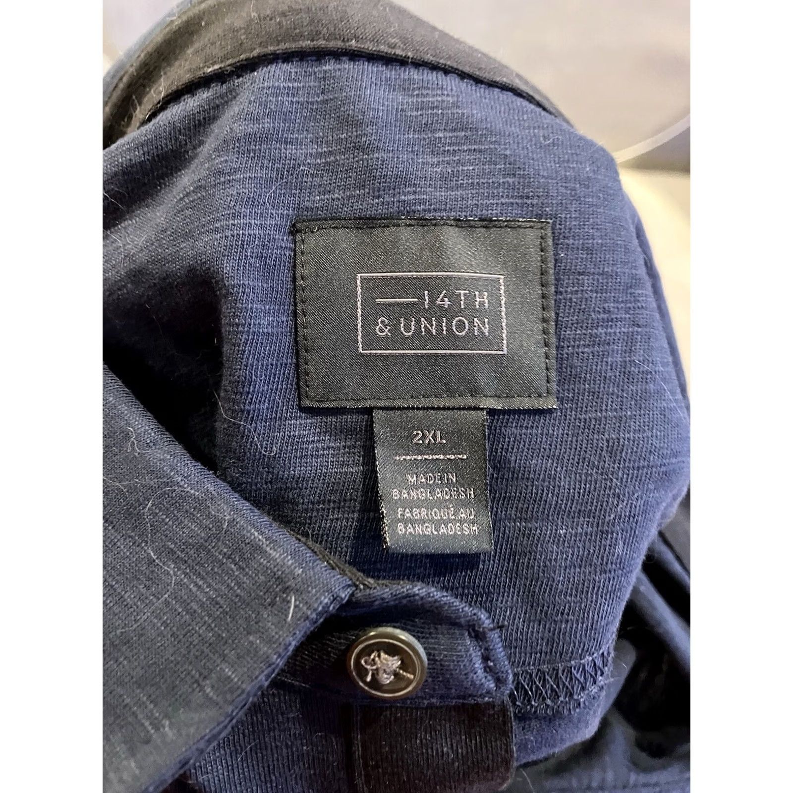 Nordstrom NWT Nordstrom 14TH & UNION Navy Short Sleeve Cotton Golf Polo Men's XXL Polo Sleeve Short Sleeve Polo Men Navy Cotton Golf Polo Size US XXL / EU 58 / 5 - 4 Thumbnail