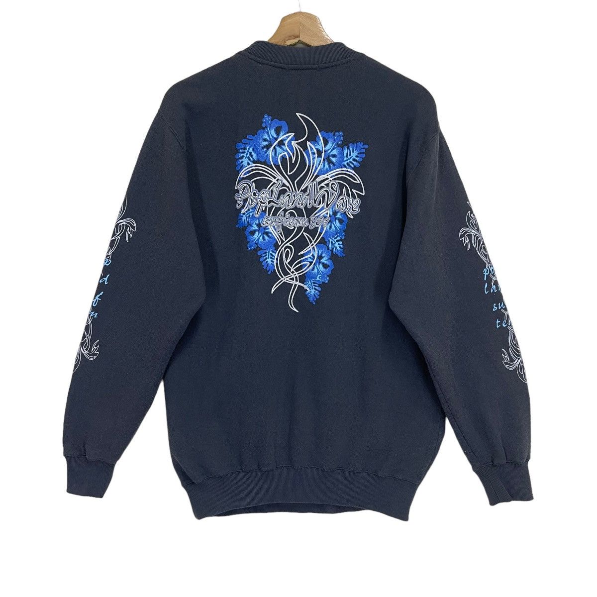 POP LAND WAVE SURF TEAM BIG LOGO SWEATSHIRT