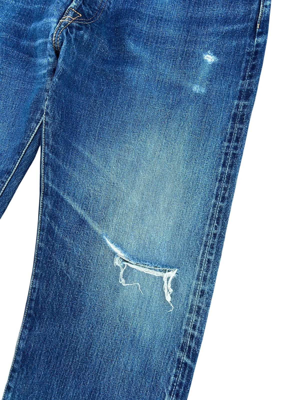 Kapital KAPITAL KIRO HIRATA SELVEDGE DISTRESSED DENIM JEANS Size US 34 / EU 50 - 11 Thumbnail