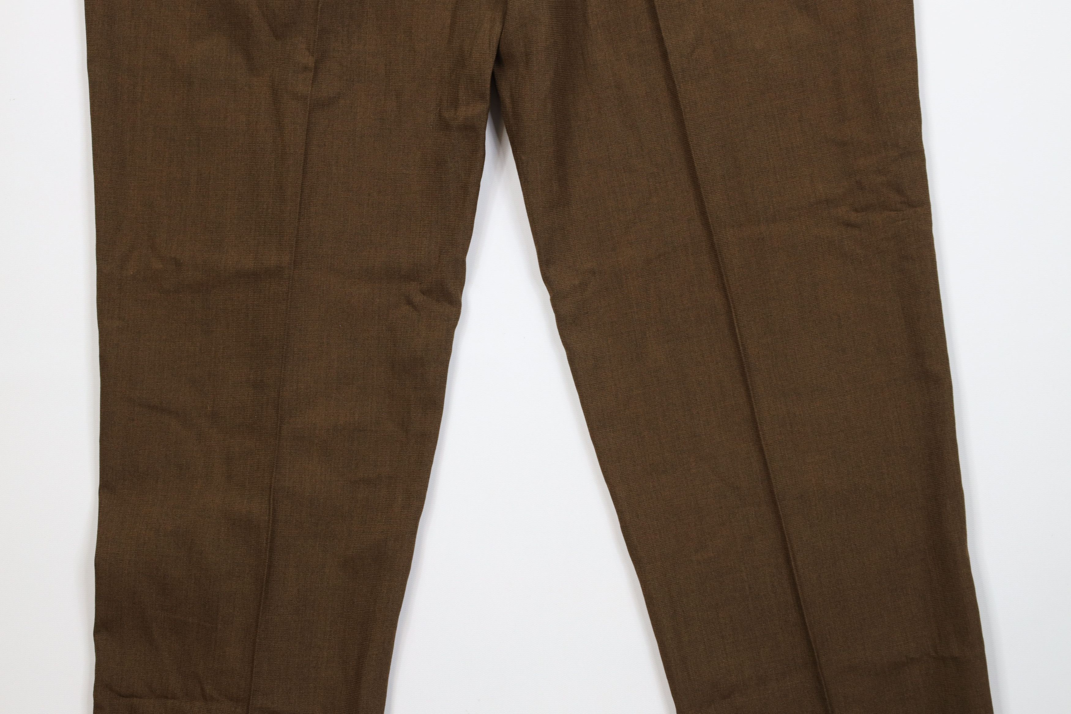 Levi's Vintage 70s Levis Wool Blend Knit Chino Pants Brown USA Size US 38 / EU 54 - 9 Thumbnail